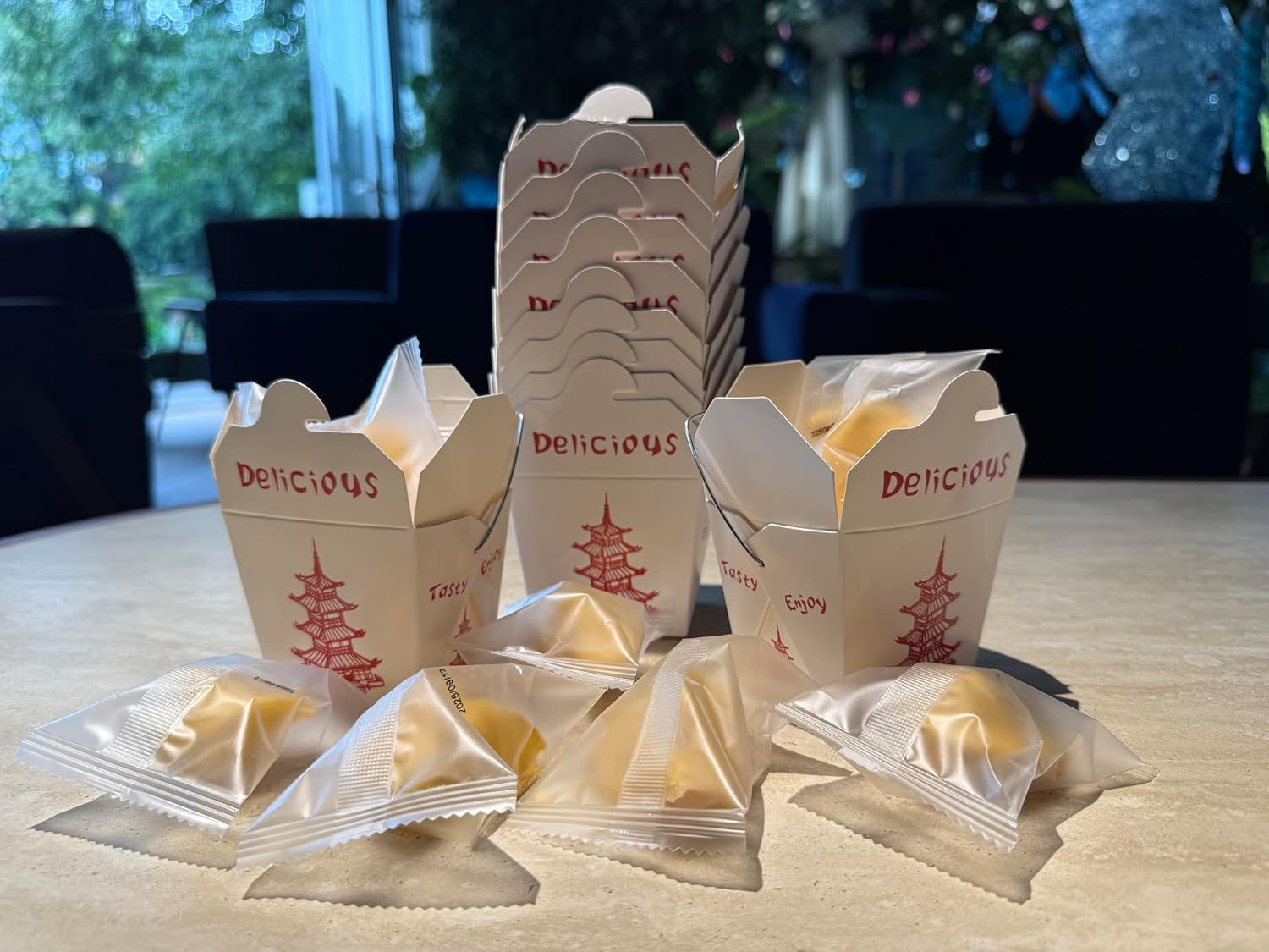50 Pack 8oz Chinese take out box 8-OZ Bio Noodle Take Out Food Container: Perfect for Takeout Restaurants - White - Disposable and Recyclable (50)