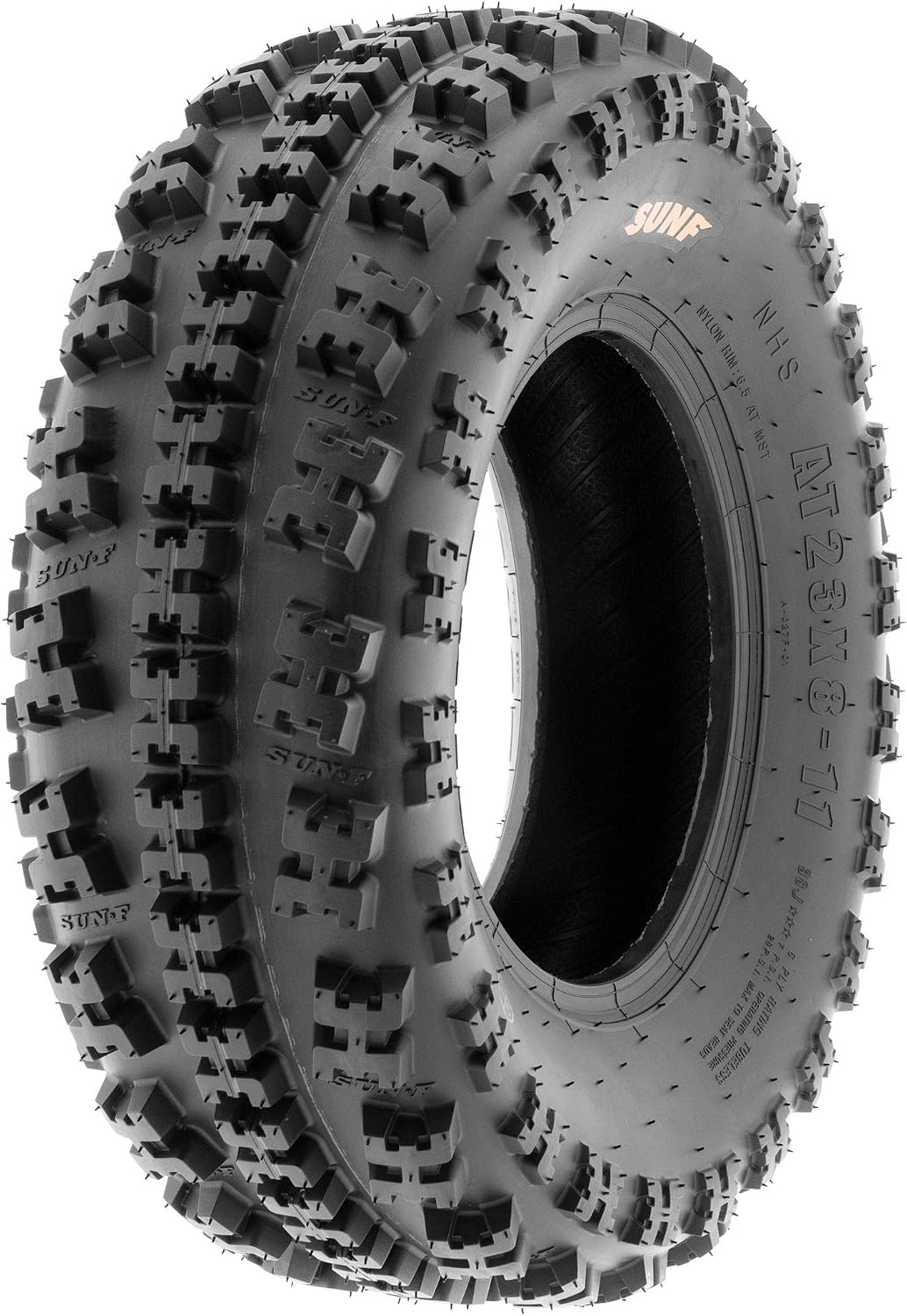 SunF ATV Tires 22x7-10 22x10-9 Sport Race Knobby 6 PR A027 - BUNDLE