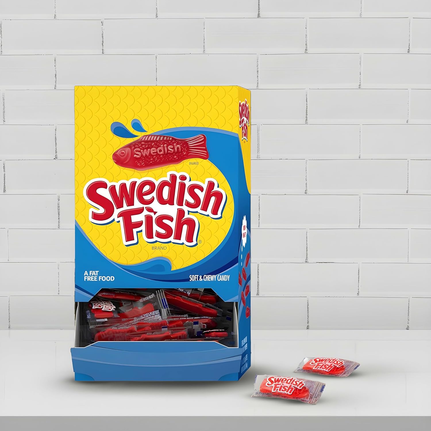 SWEDISH FISH Individually Wrapped Soft & Chewy Gummy Candy, 240 Count | Bulk Candy