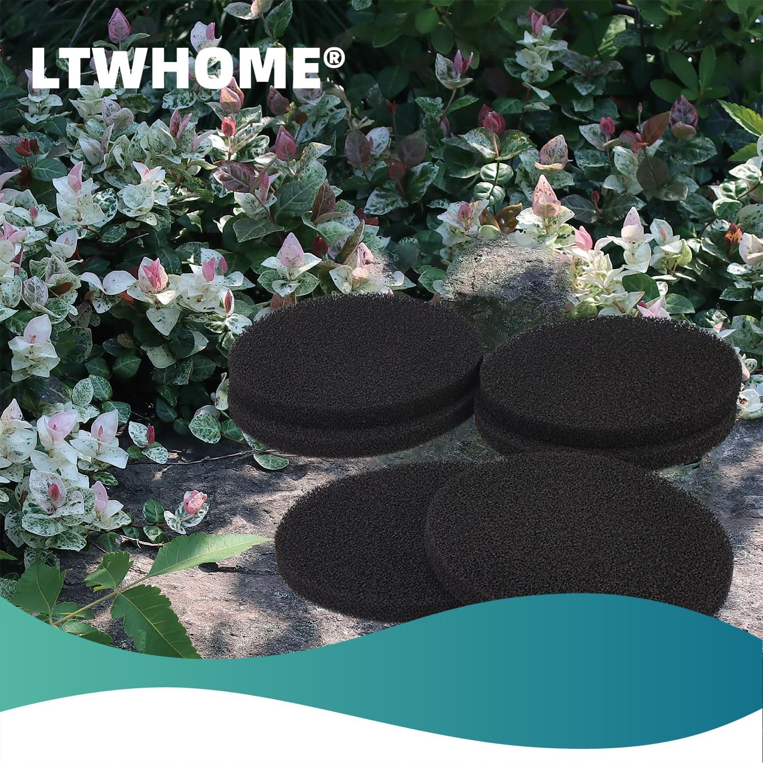 Activated Carbon impregnated Filter Pads Suitable Fit for Fluval FX5 / FX6 Filters(Pack of 6)