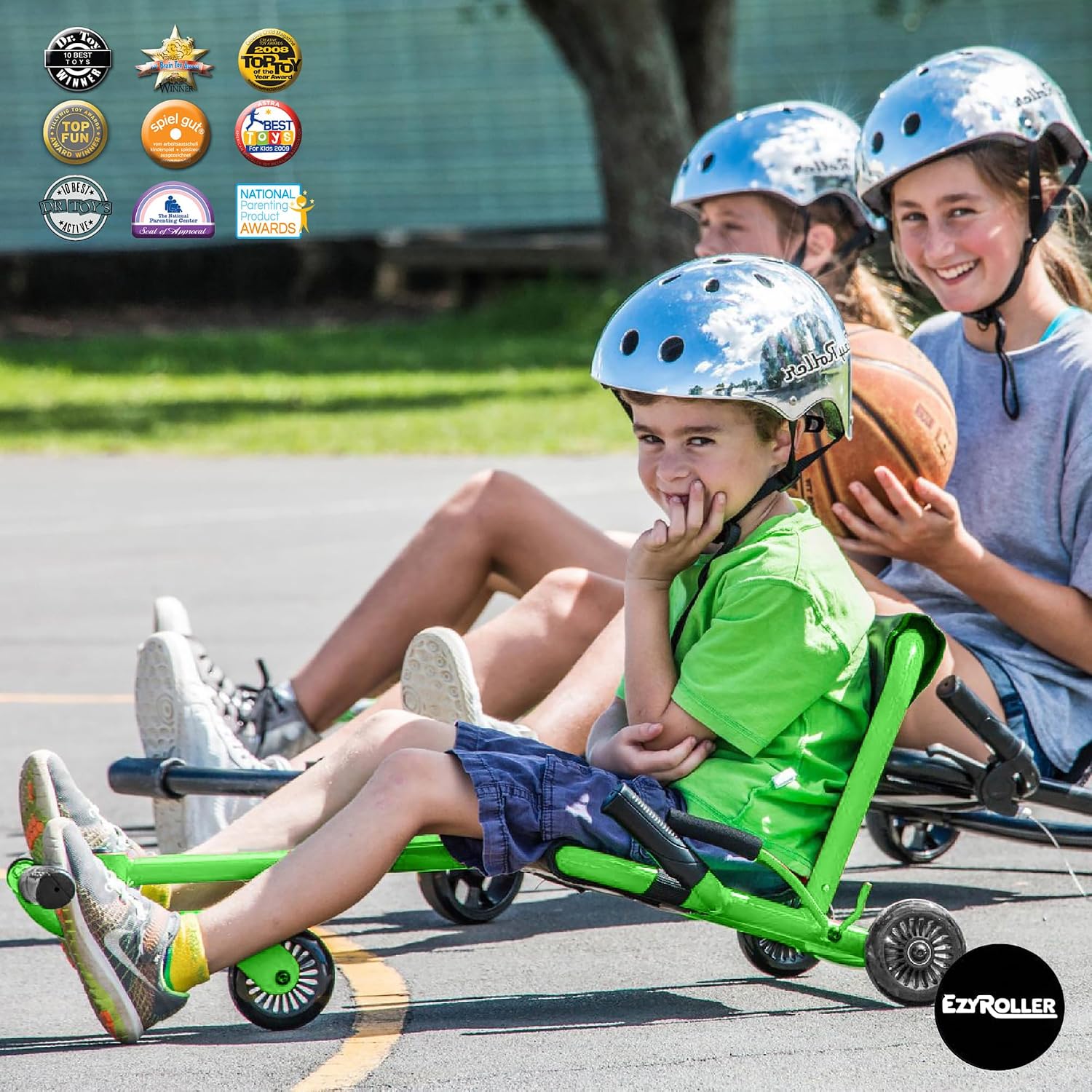 EzyRoller Classic Ride On Toy for Kids, Ages 3-12, Up to 154 lbs