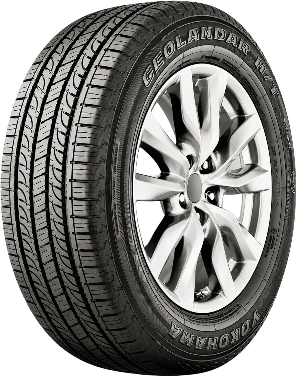 Yokohama GEOLANDAR H/T G056 All-Season Radial Tire - 245/60R18 104H | Truck/SUV Highway All Season Traction 104H Rated Standard Load Radial Construction Black Sidewall Tire