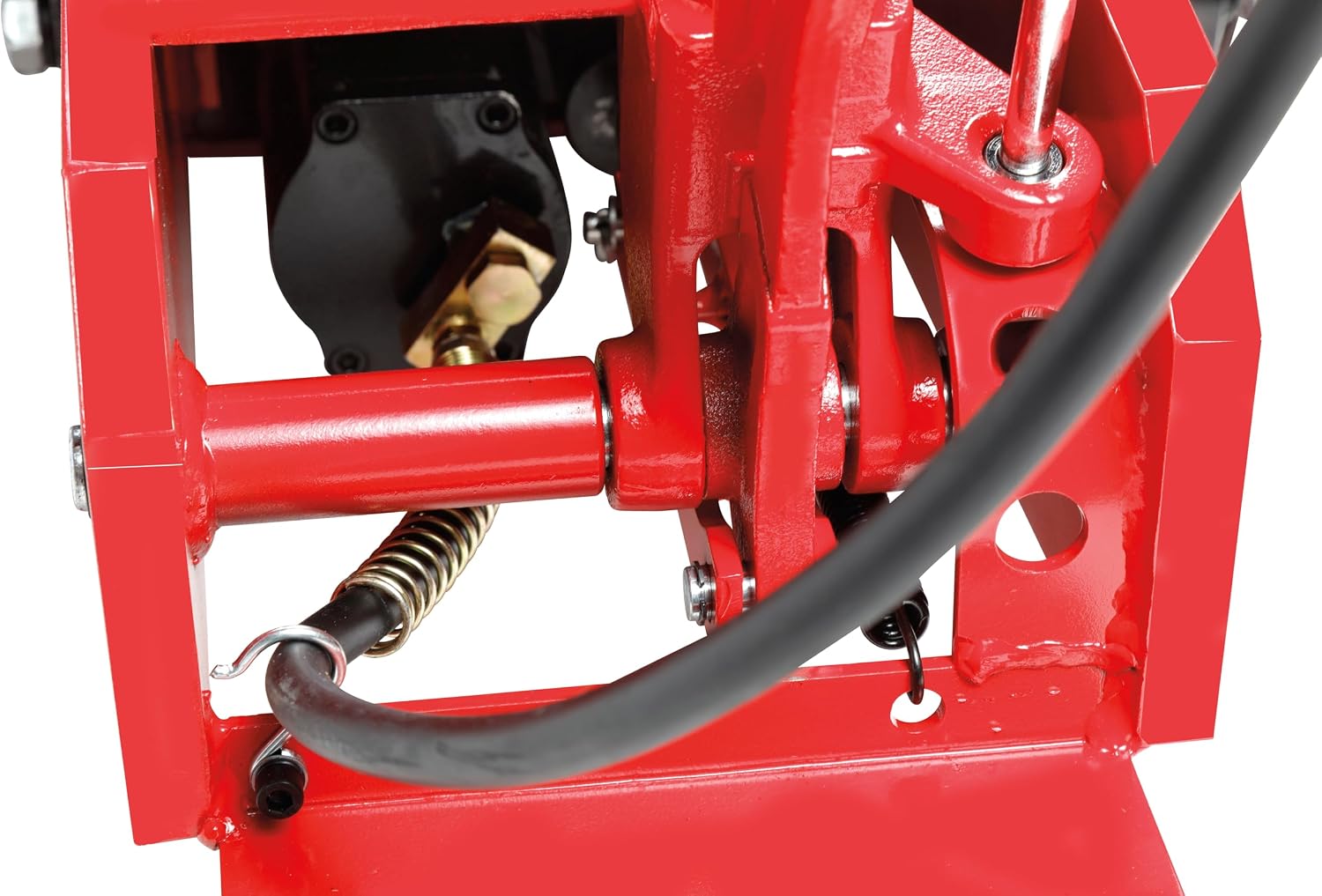 AFF 10 Ton Air Hydraulic Long Chassis Jack - for Long Overhang Vehicles | 10 T Floor Jack with Foot Pump & 3-Position Lock Handle - Ideal for Repair Shops, Bus & Truck Fleets, Heavy Duty Equipment