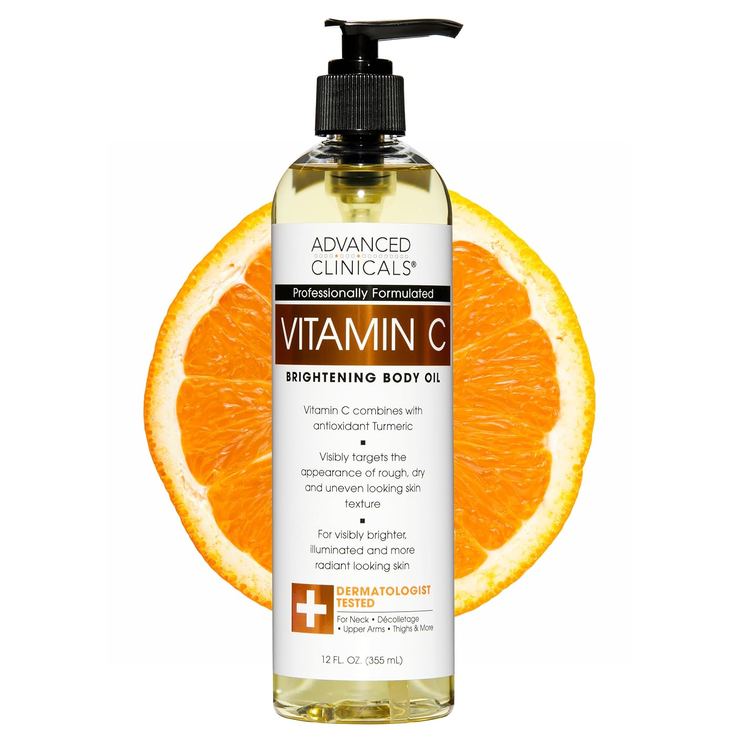 Advanced Clinicals Hydrating Collagen Oil For Body & After Shower | Visible Anti Aging Moisturizing Collagen Body Oil For Women & Men Helps Soften Appearance Of Crepe Skin & Wrinkles, 3.8 Fl Oz
