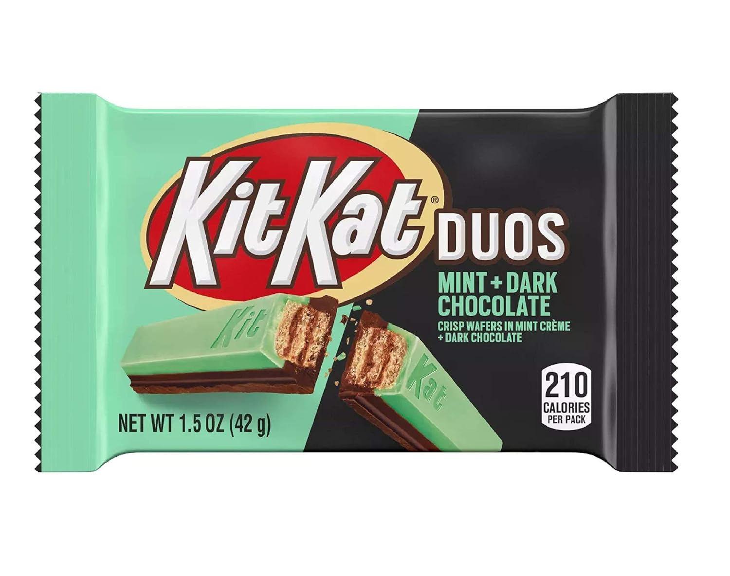 Hershey's KitKat 6 Bars Variety Assortment Mix Bundle Pack Chocolate Candy Singles - Milk - Dark- Mint - Mocha - Strawberry - Blueberry Muffin