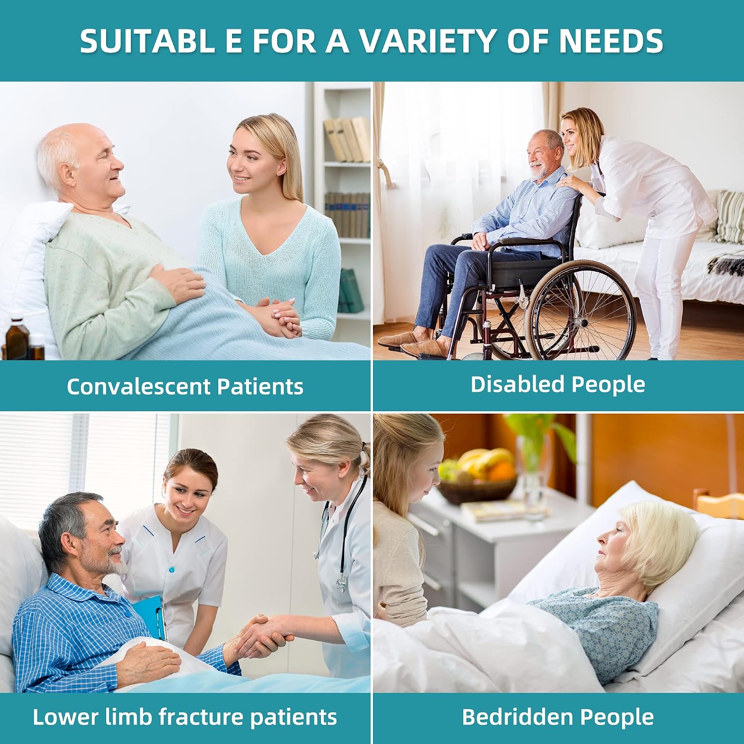 Fanwer(70.27" x 27.56") Positioning Bed Pad with Handles, Slide Sheets for Moving & Lifting Patients, Slide Sheets for Patients for Caregiver