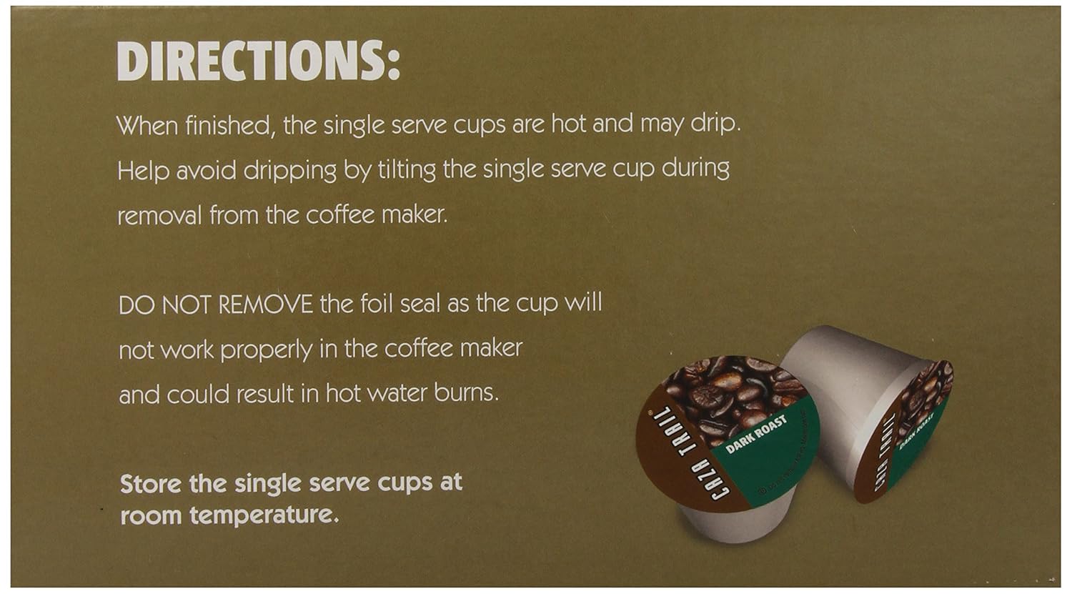 Caza Trail Coffee, Kona Blend, 100 Single Serve Cups
