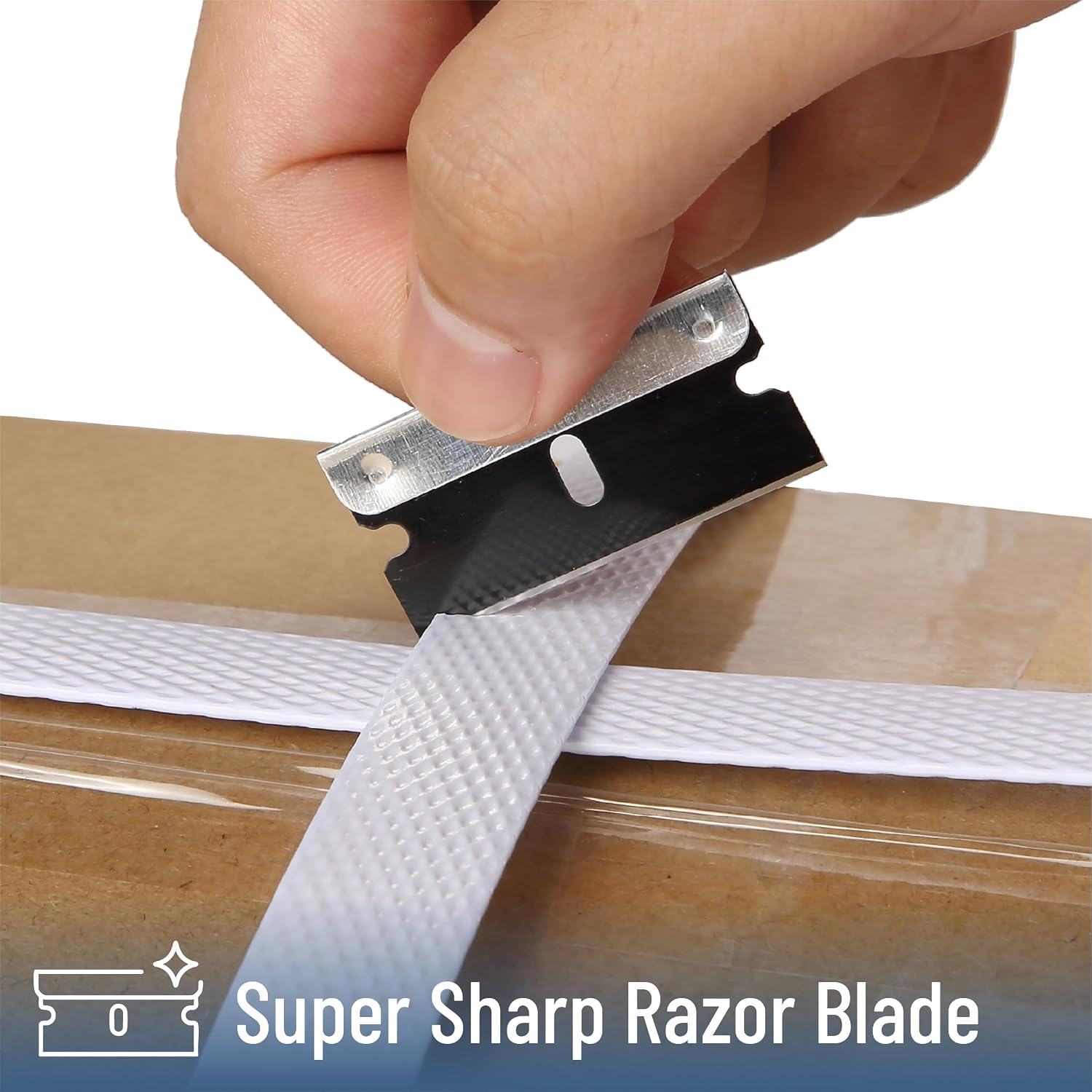 Bates- Razor Blades, 50 pcs, Carbon Steel Flat Scraper Blades