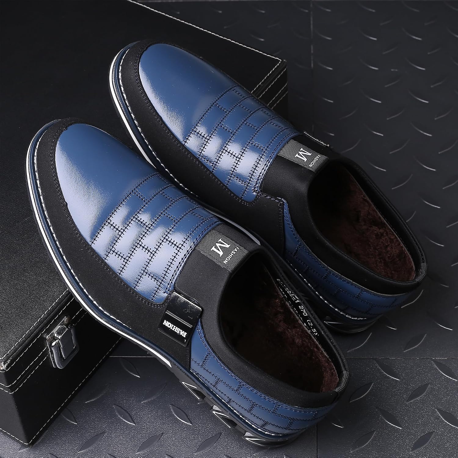COSIDRAM Mens Casual Shoes Dress Sneakers Loafers Comfort Walking Shoes | Lightweight slip-on for hassle-free wear. Cloud-like comfort, sock-friendly fit for daily & semi-formal occasions.