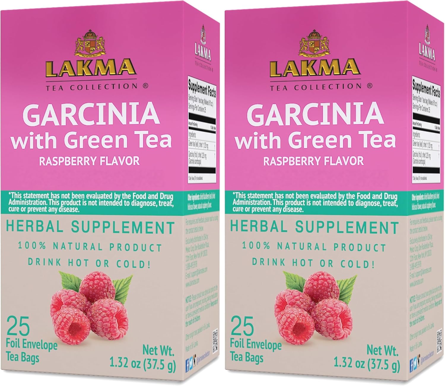 HYLEYS Lakma 14 Day Weight Loss Kit Green Tea - 42 Tea Bags