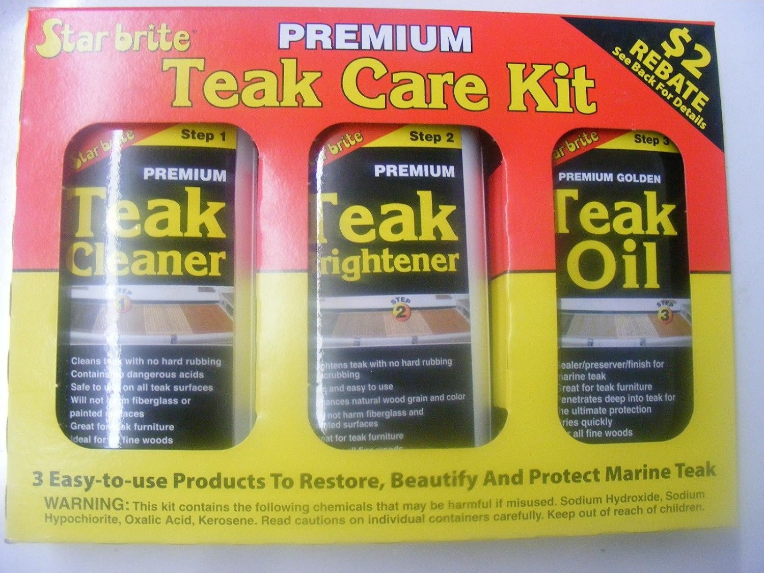 Star Brite Premium Gold Teak Oil Quart