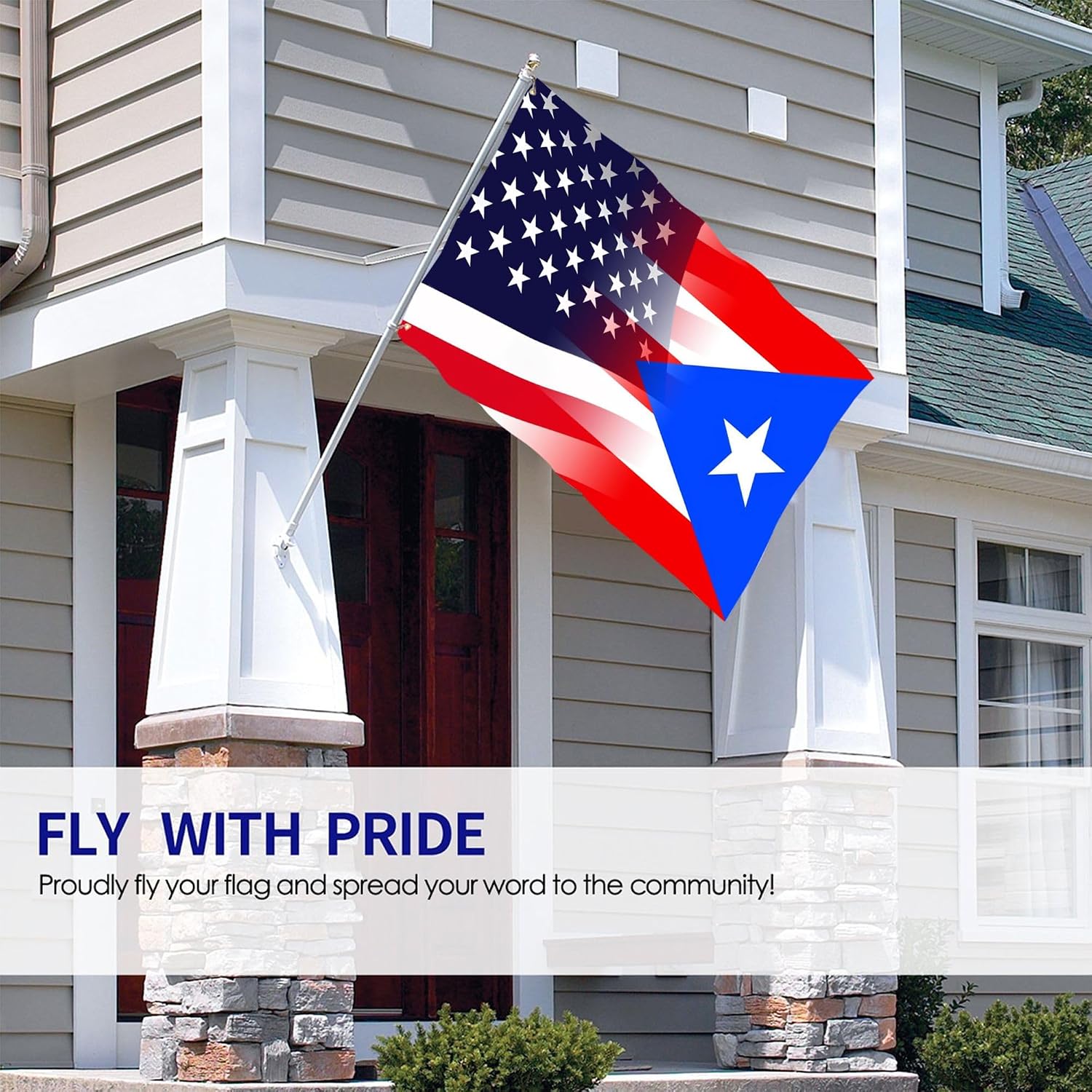 Nicaragua Nicaraguan And American Flag America USA 3x5 Ft Patriotic Banner Outdoor Indoor Decoration National Flags for Garden Car Yard Outside Decor