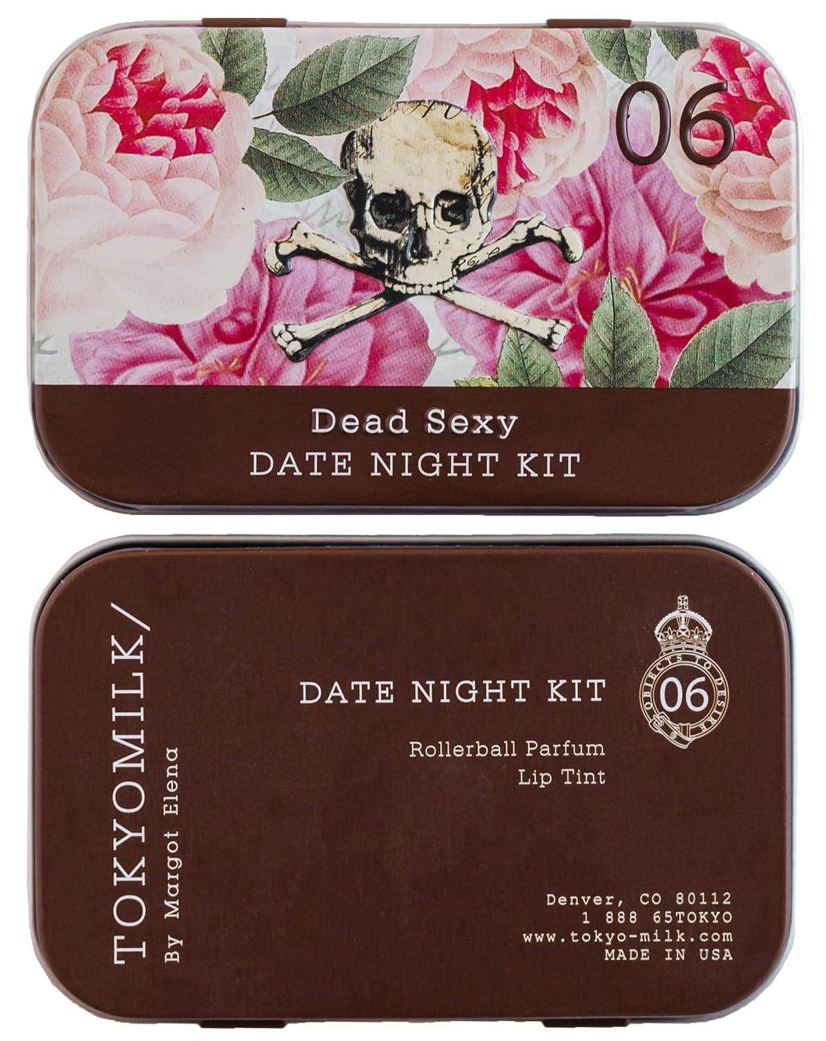 TOKYOMILK Dead Sexy Perfume Gift Set for Women, Mini Rollerball & Lip Tint