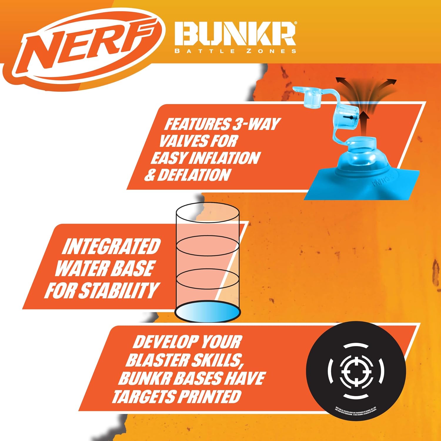 NERF BUNKR Zombie Last Stand Inflatable Battle Zone