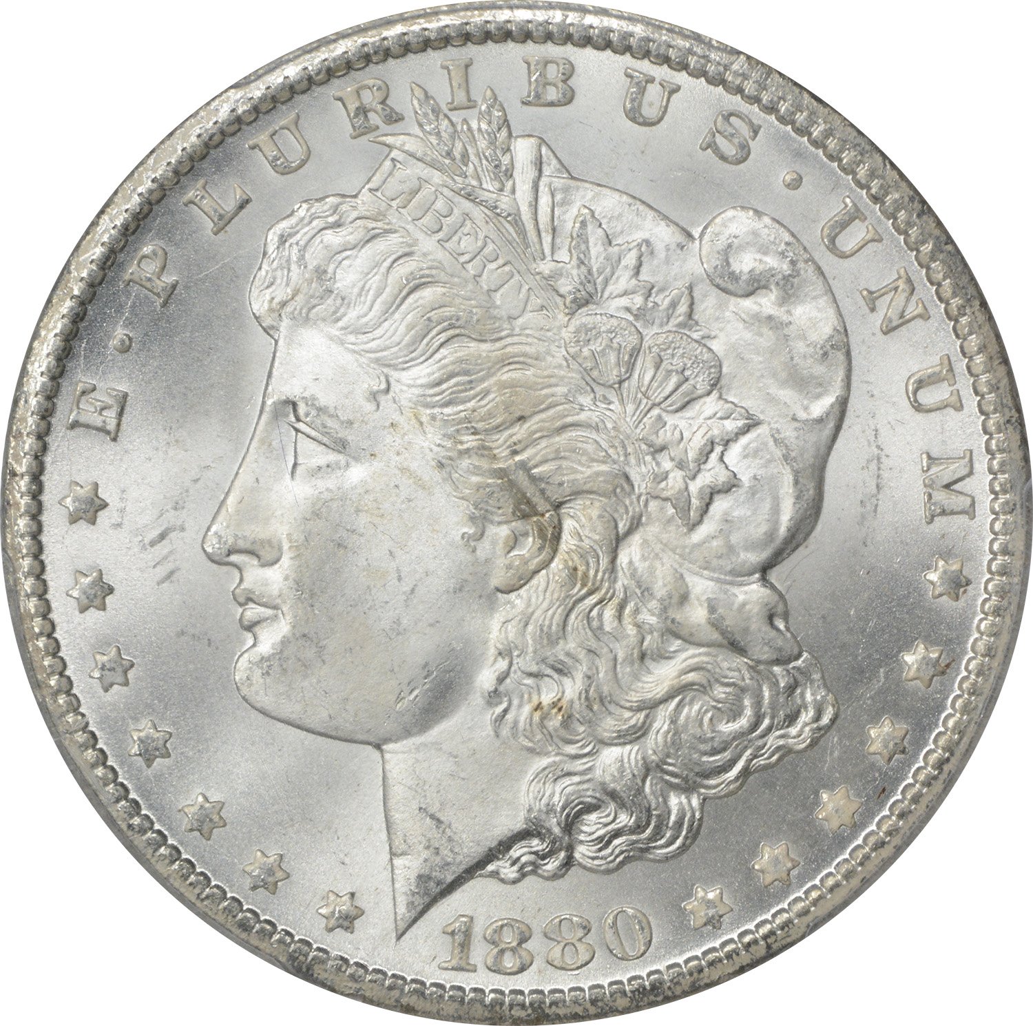 1880 CC Morgan Dollar PCGS MS65