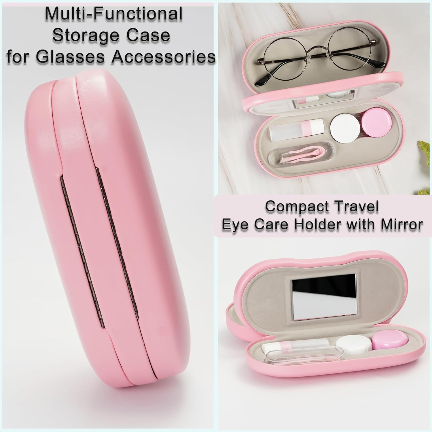 Lasiyanor Contact Lens Travel Kit with Cleaner Washer