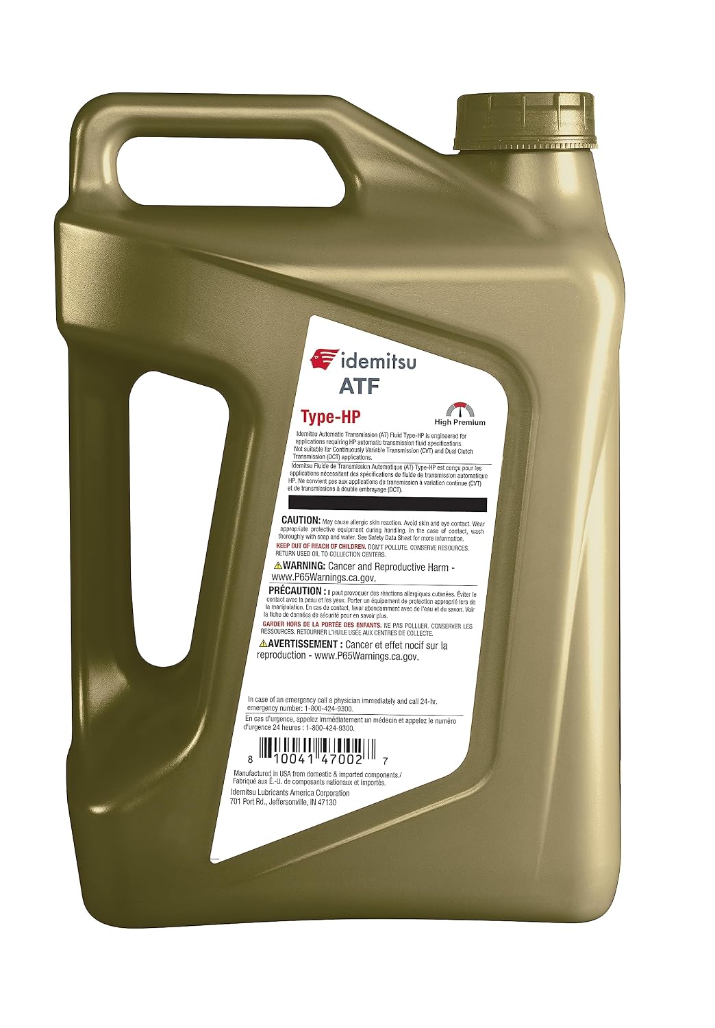 Idemitsu ATF Type HP Transmission Fluid for Subaru – 5 Quart