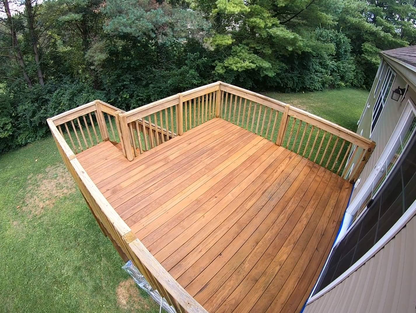#1 Deck Premium Wood Stain - Semi-Transparent, Water Based, Sealer in One - 1 Gallon