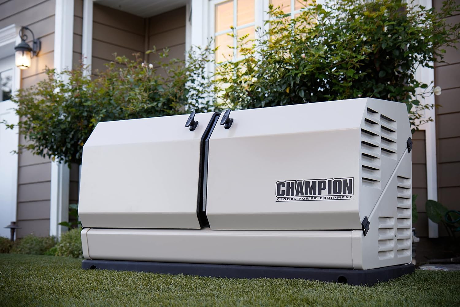 Champion Power Equipment 100177 8.5-kW Home Standby Generator with 50-Amp Outdoor-Rated Automatic Transfer Switch