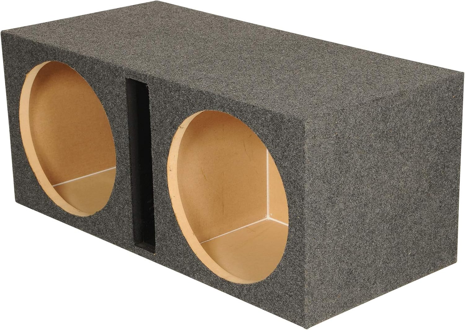 Rockville RDV15 Dual 15" Vented Car Subwoofer Enclosure Sub Box, 2.4 Cu Ft