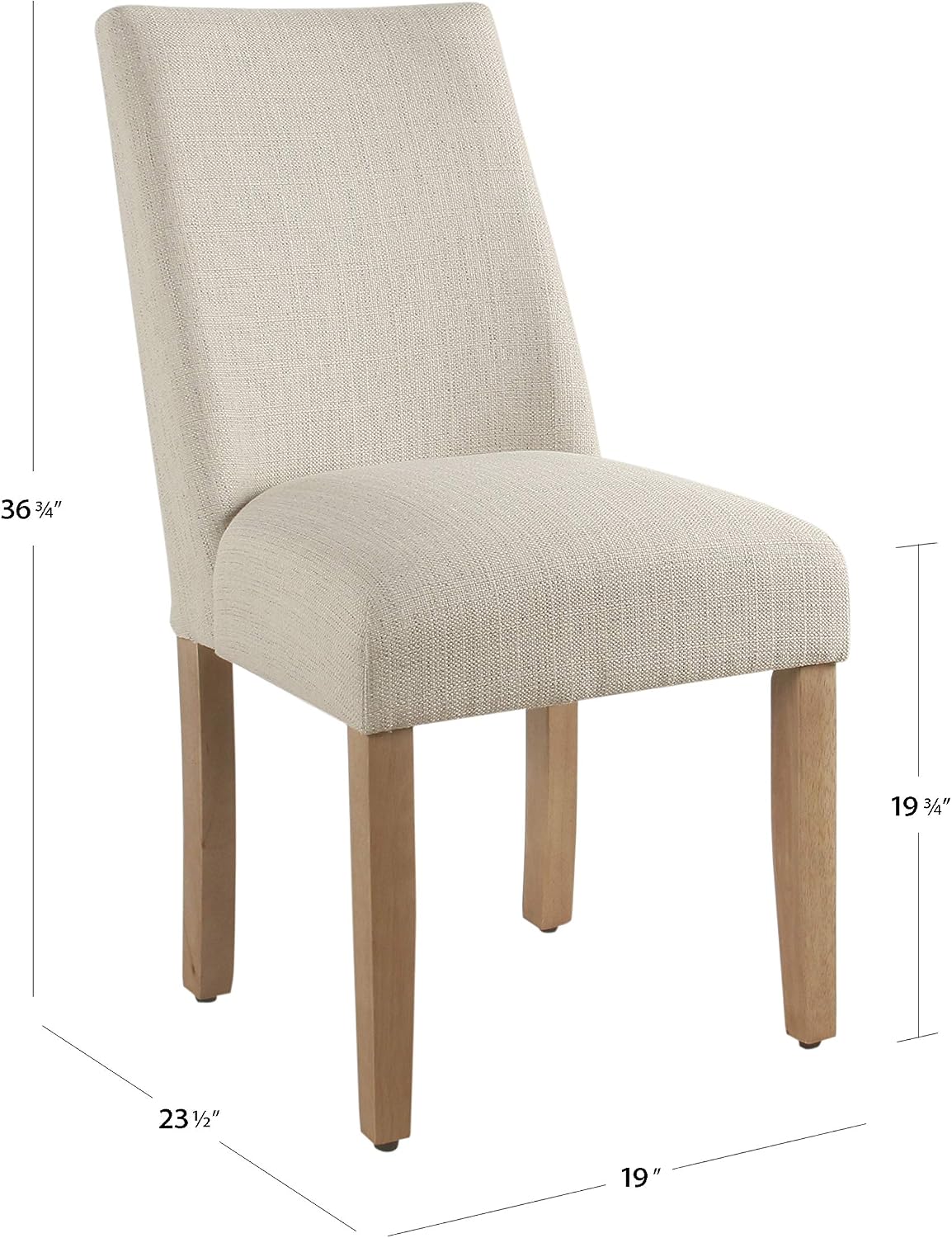 HomePop Parsons Dining Chair - Red & Gold Damask (Single Pack)