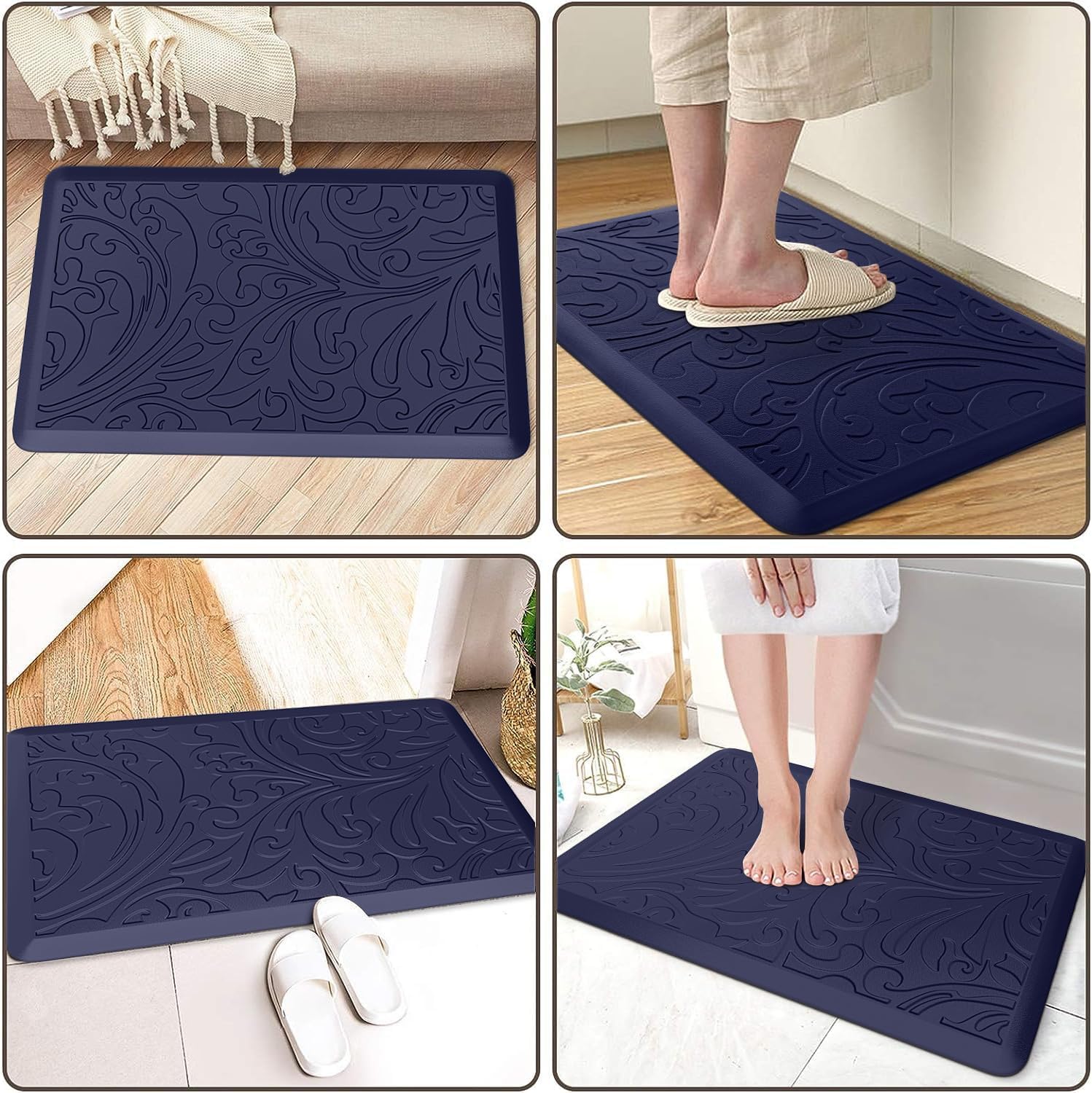 Kitchen Mat Cushioned Anti-Fatigue Comfort Standing Mat Rug for Home,Office