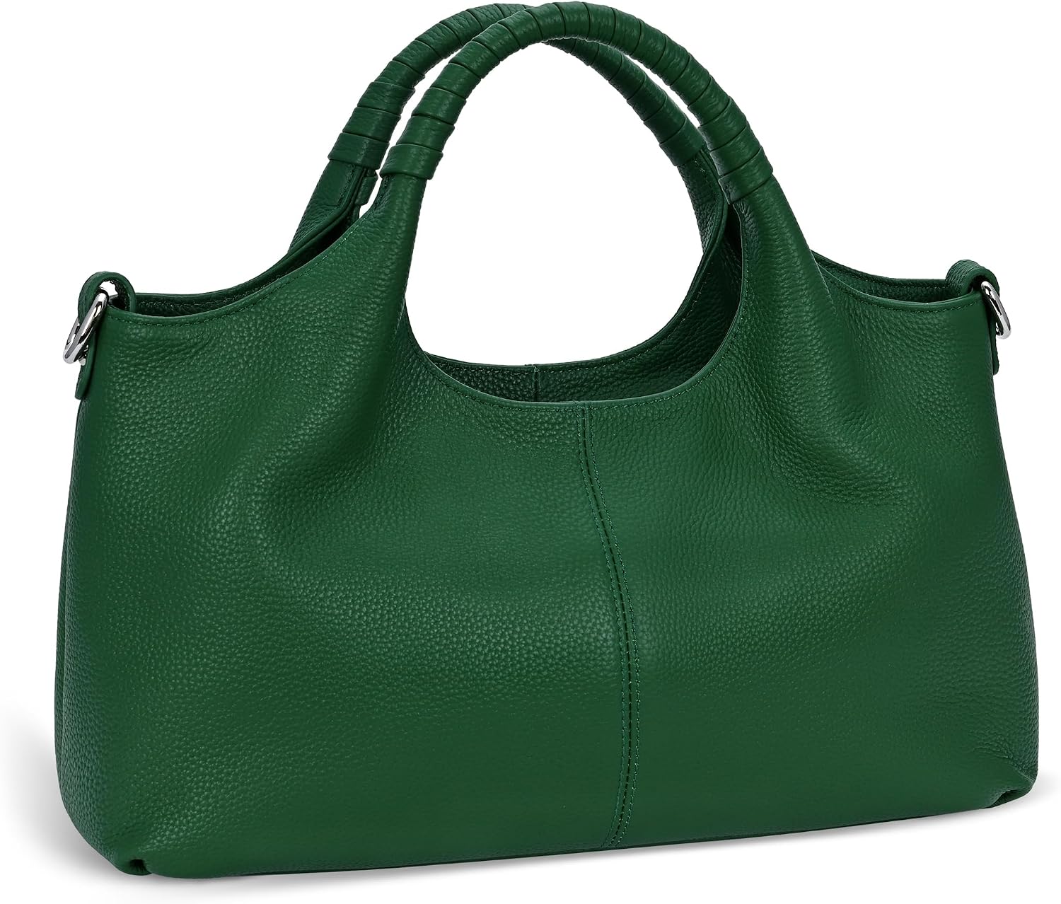 Iswee Leather Satchel Women Purse and Handbag Crossbody Shoulder Bag Hobo | Genuine Cowhide Leather Tote Top Handle Bag Soft & Durable Medium Size Bags with Detachable Multiple Pocketbooks Trendy
