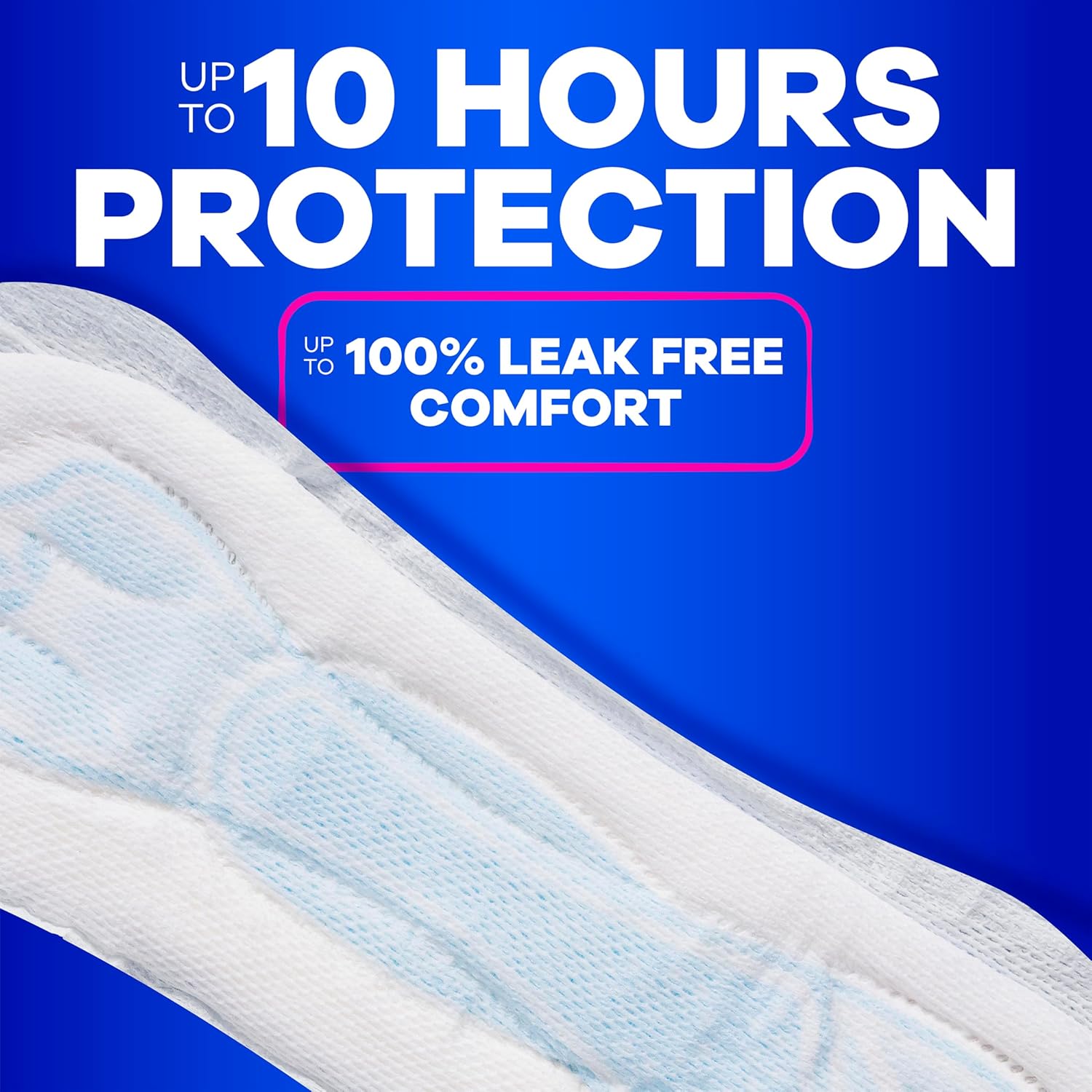 Always Maxi Feminine Pads Without Wings for Women, Size 1, Regular Absorbency, Unscented 48 Count