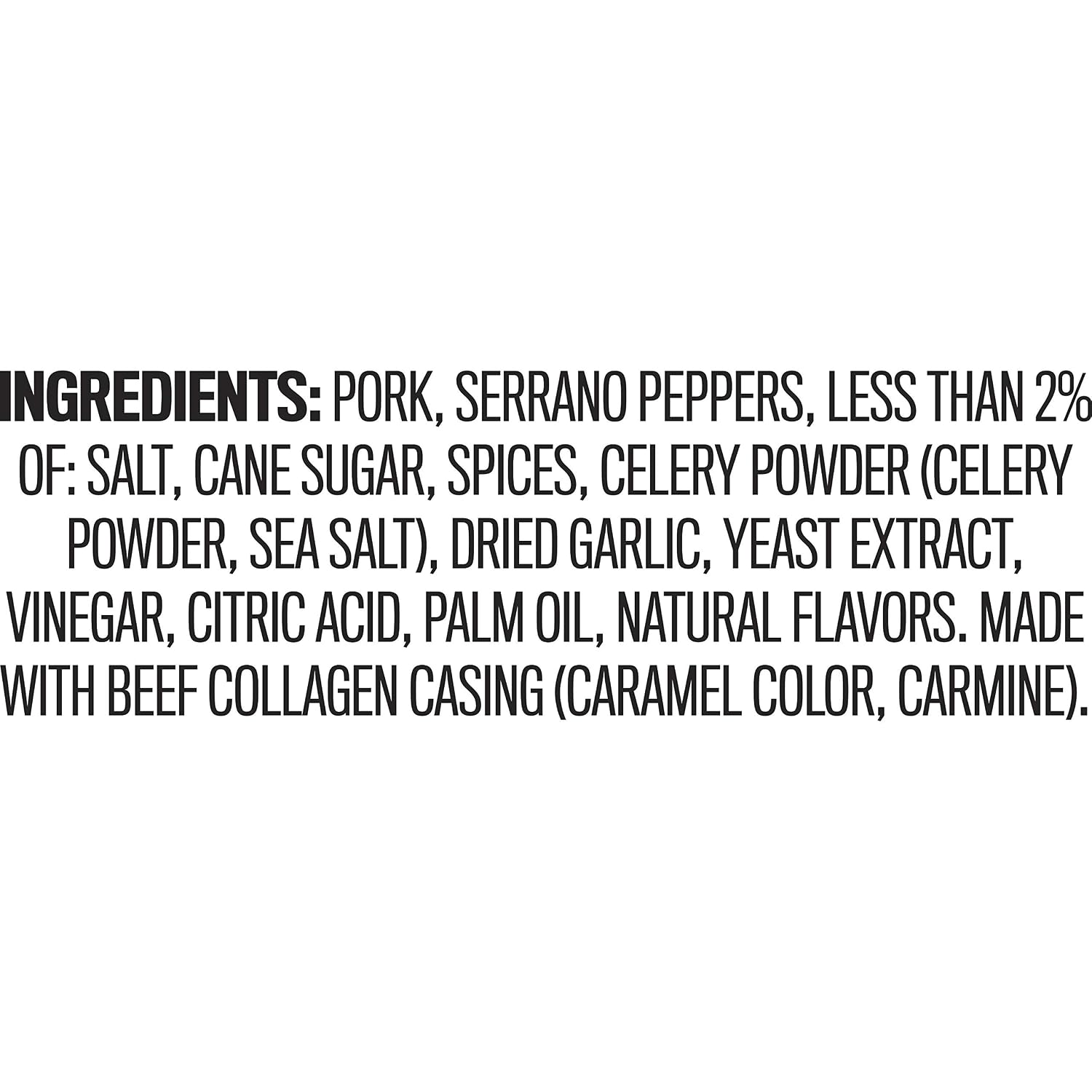 Duke's Pork Hot & Spicy Smoked Shorty Sausages, 16 oz.