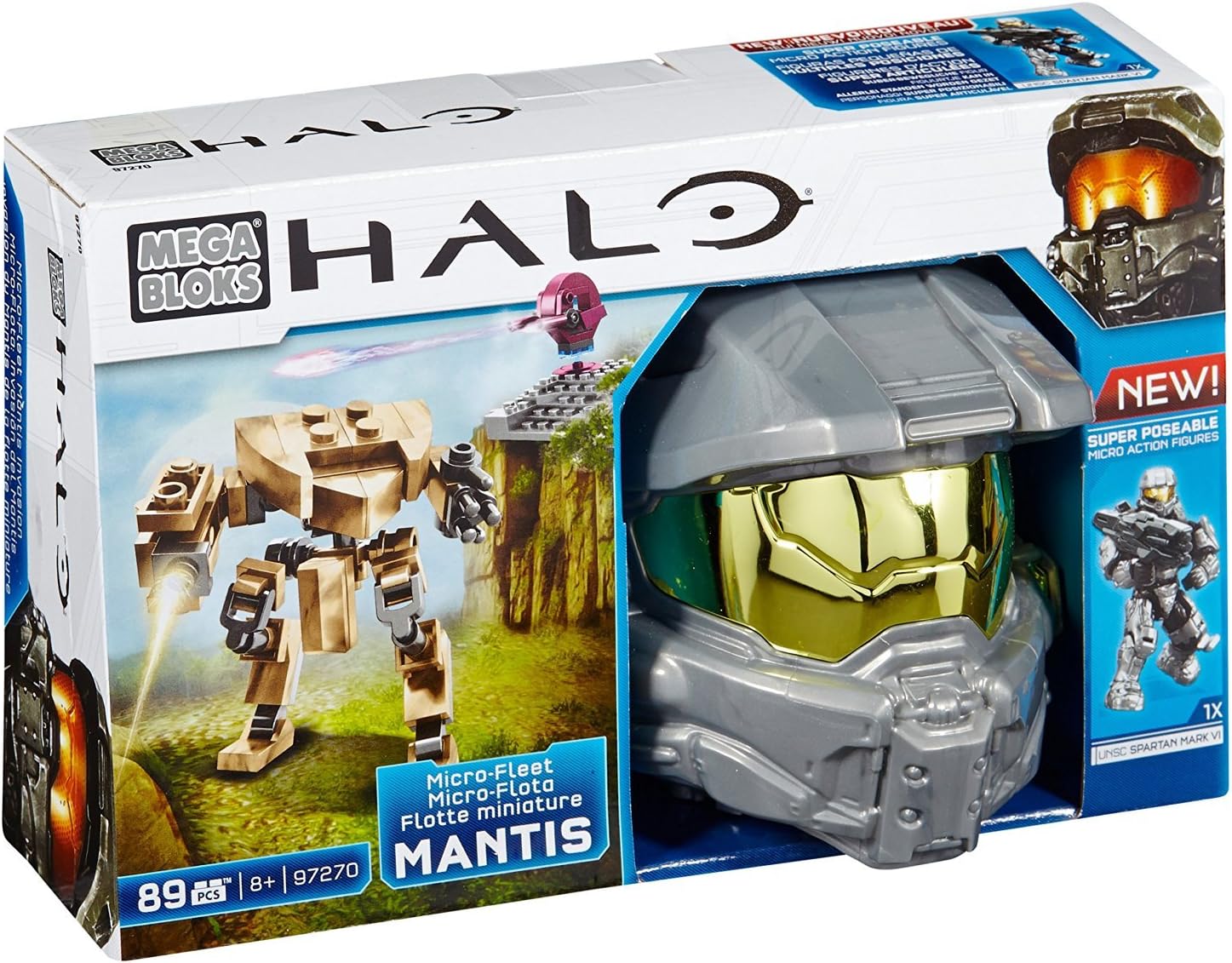 Mega Bloks Halo Micro-Fleet Mantis Invasion