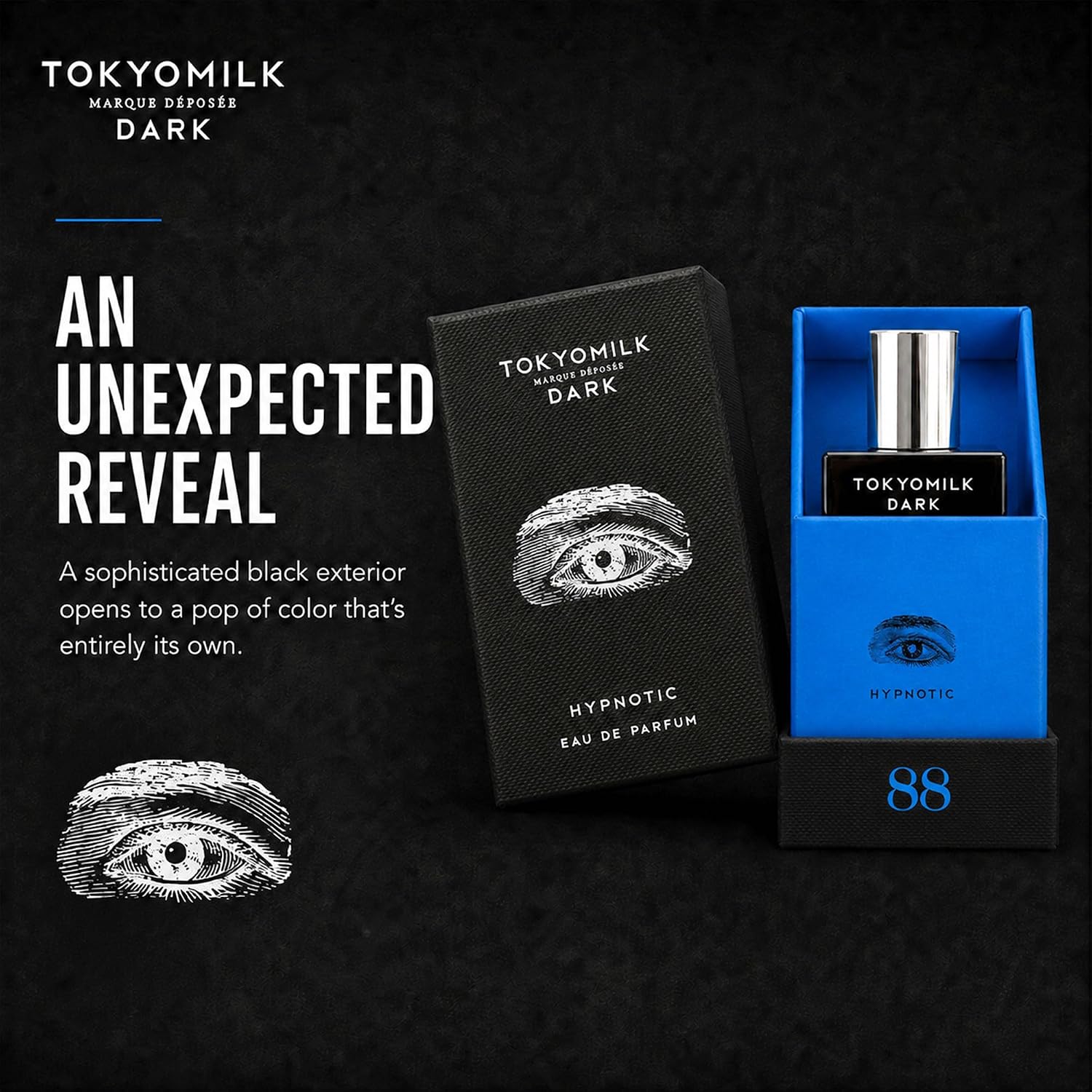 TOKYOMILK Dark Eau de Parfum, Alluring Luxury Perfume for Women & Men, Long Lasting Fragrance, Signature Ladies Essentials