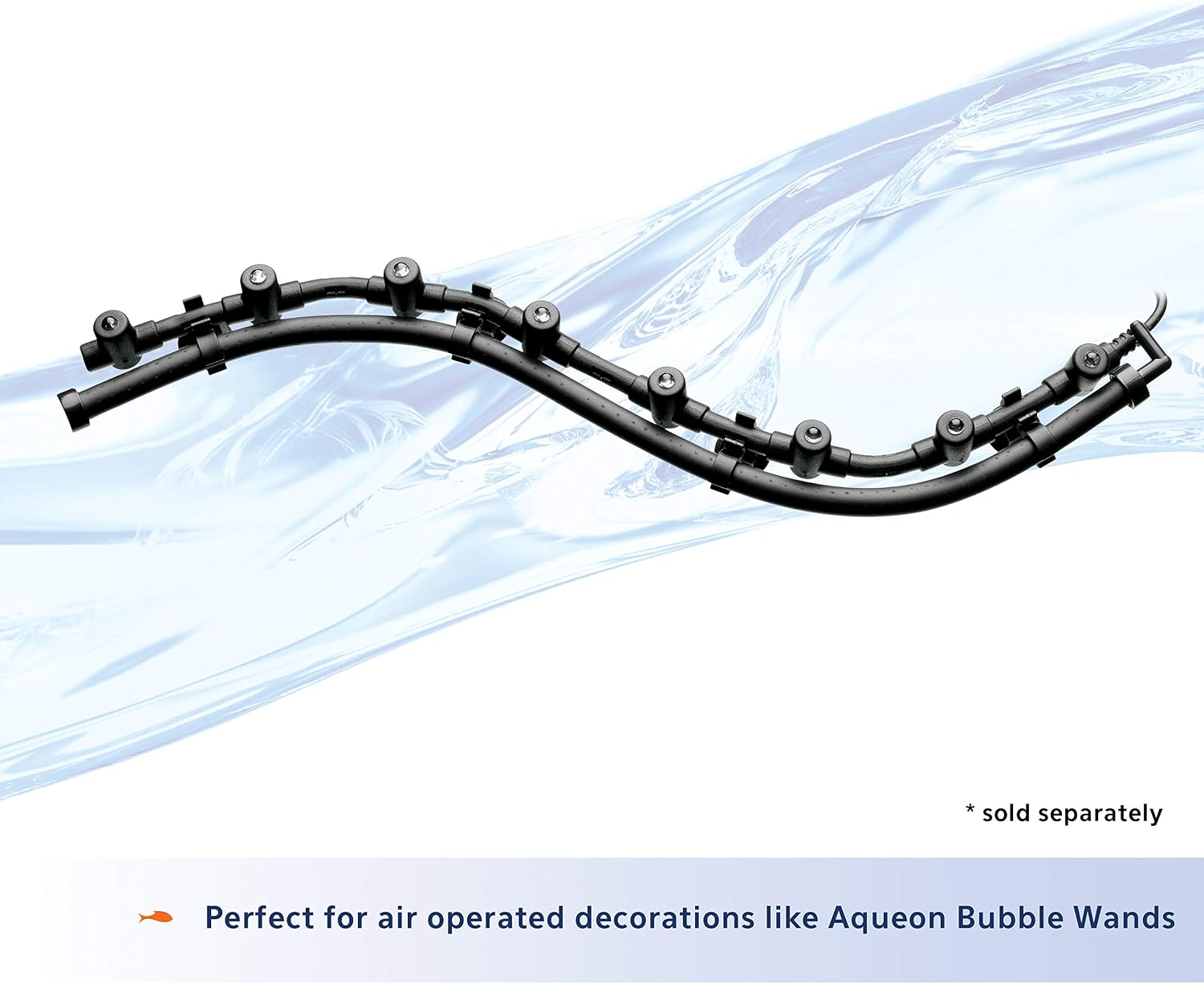 Aqueon QuietFlow Aquarium Air Pump 10, For 2-10 Gallon Tanks, Black