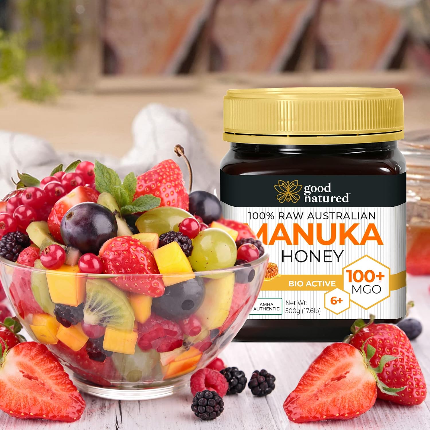 Manuka Honey Medical Grade - Raw Australian Manuka Honey MGO 850+ | Good Natured - AMHA Certified - Lab Tested - Non-GMO - BPA-Free - Premium Quality - Product of Australia - 8.8 oz