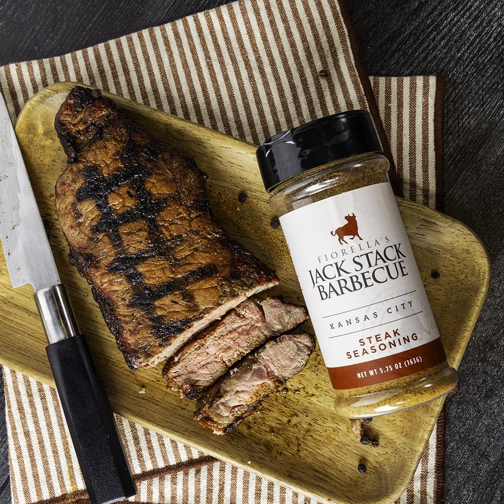 Jack Stack Barbecue Dry Rub Seasoning Variety Pack - All Purpose, Steak, Poultry & Meat Seasonings - Kansas City Spice 3 Pack - for Chicken, Steak, Ribs, Vegetables, Seafood, and More (7oz Each)