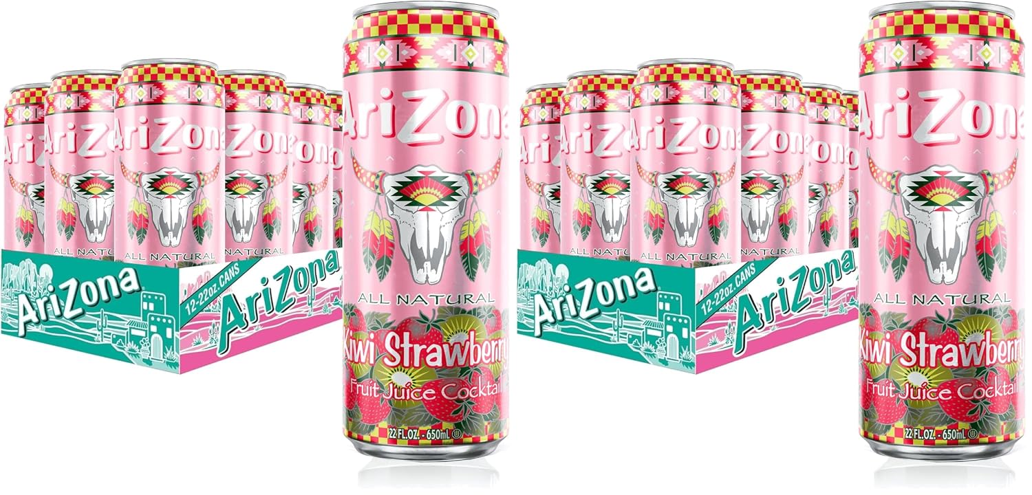 AriZona Mucho Mango | Fruit Juice Cocktail | 22 Fl Oz (12 Pack)