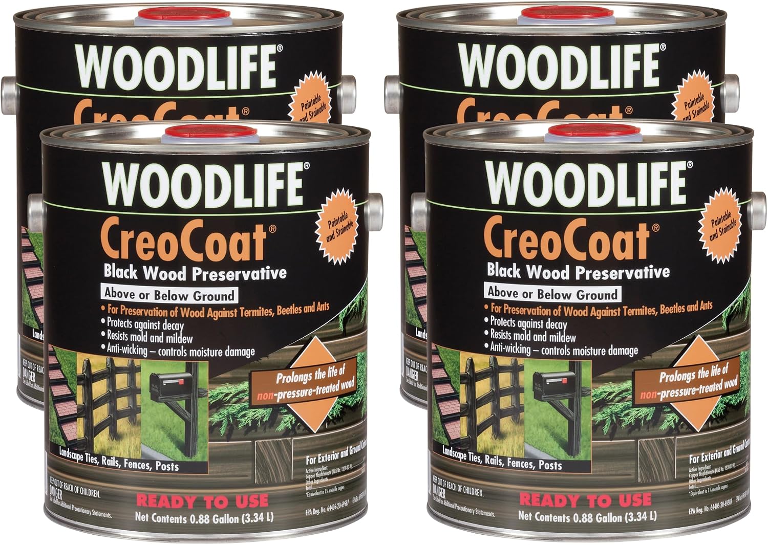 Rust-Oleum WOODLIFE 902 Wolman Classic Clear Wood Preservative-Above Ground, Quart, 0.95 Liters | Protects Against Rot & Decay, Above Ground Wood Protection, Clear Preservative Formula, Quart