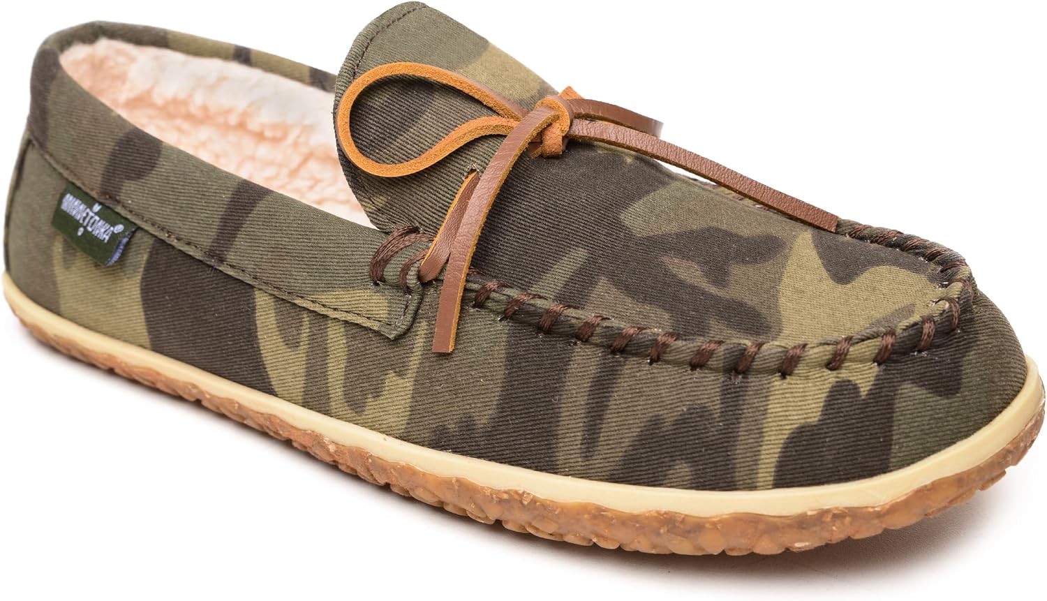Minnetonka Men's Tomm Suede Leather Moccasins