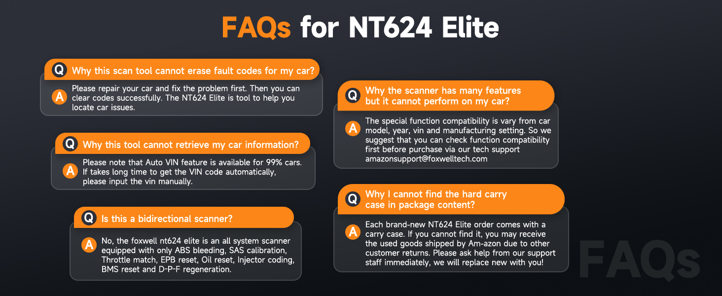 FOXWELL NT624 Elite OBD2 Scanner cars scanner