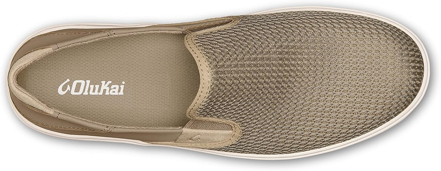 OluKai Lae'ahi Men's Slip On Shoes, Breathable Everyday Sneaker