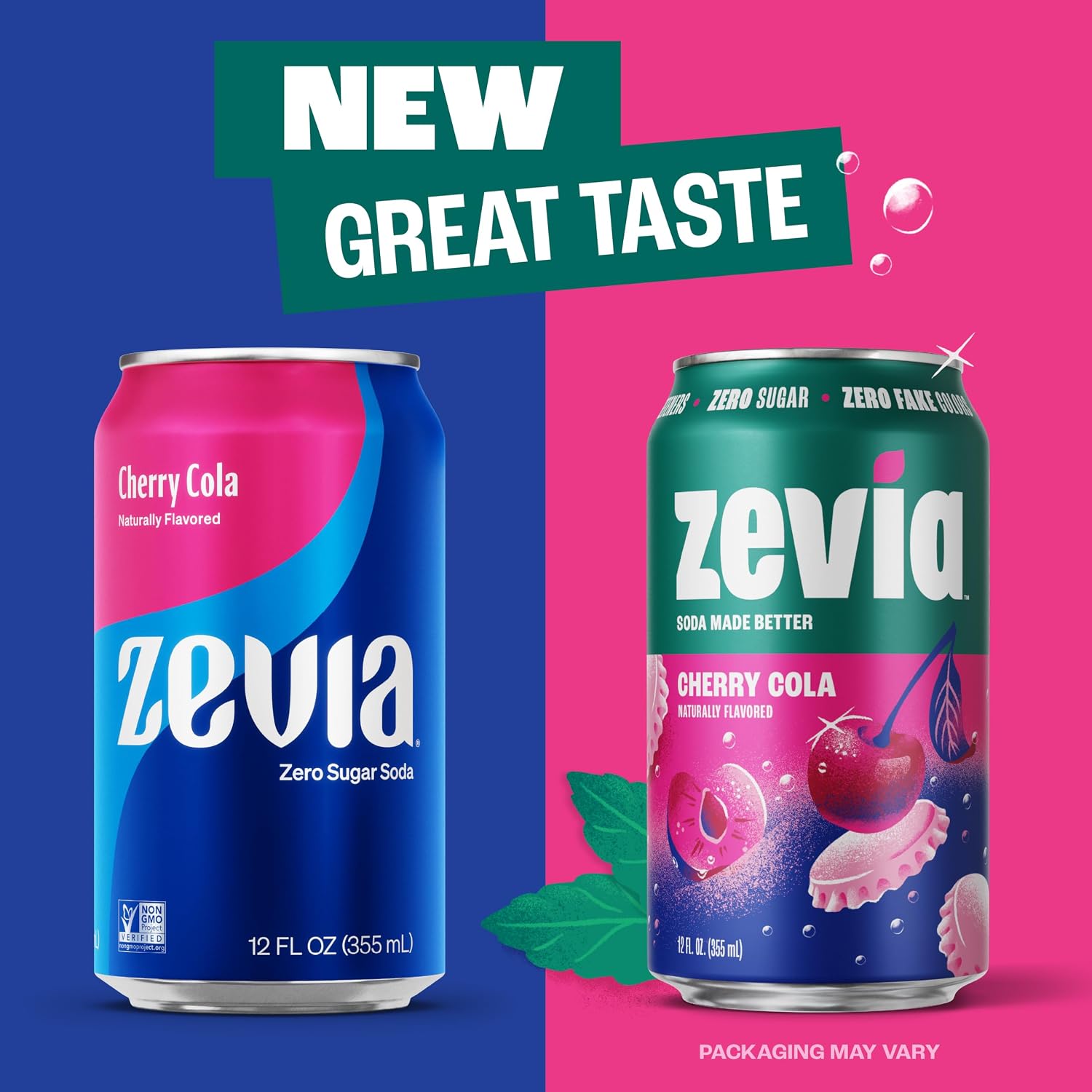 Zevia Zero Sugar Soda, Orange Creamsicle, 12 oz Cans (24-Pack) – Caffeine Free, Naturally Sweetened, No Calorie Soda - Non-GMO Project Verified, Gluten-Free, Vegan