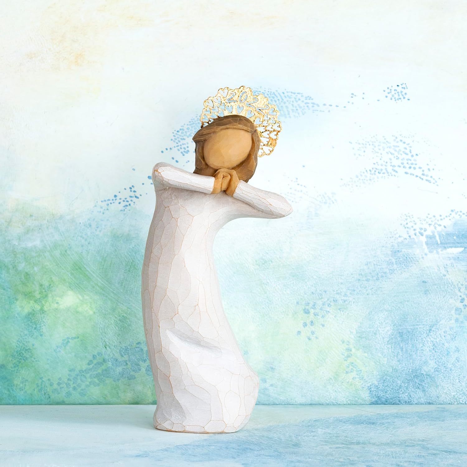 Willow Tree Lavender Grace, Sculpted Hand-Painted Figure | Cast from a Susan Lordi Original Carving, Thoughtful Keepsake Gift for Loved Ones, Celebrations and Moments of Comfort