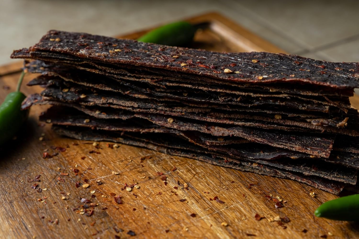 Enjoy Peppered Beef Jerky 8 oz (Pack of 1) | High Protein | No Nitrites