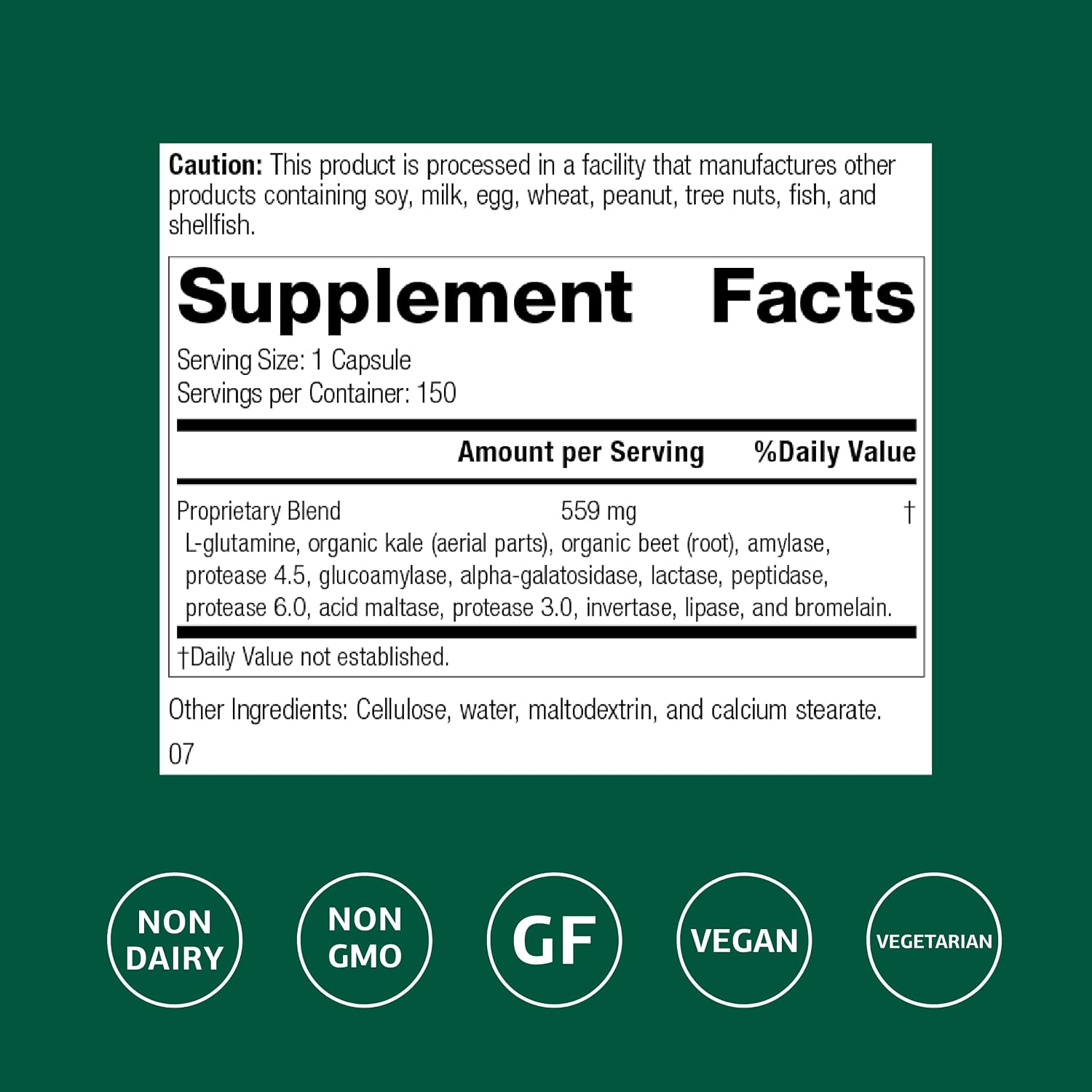 Standard Process Inc. Enzycore - 150 Capsules