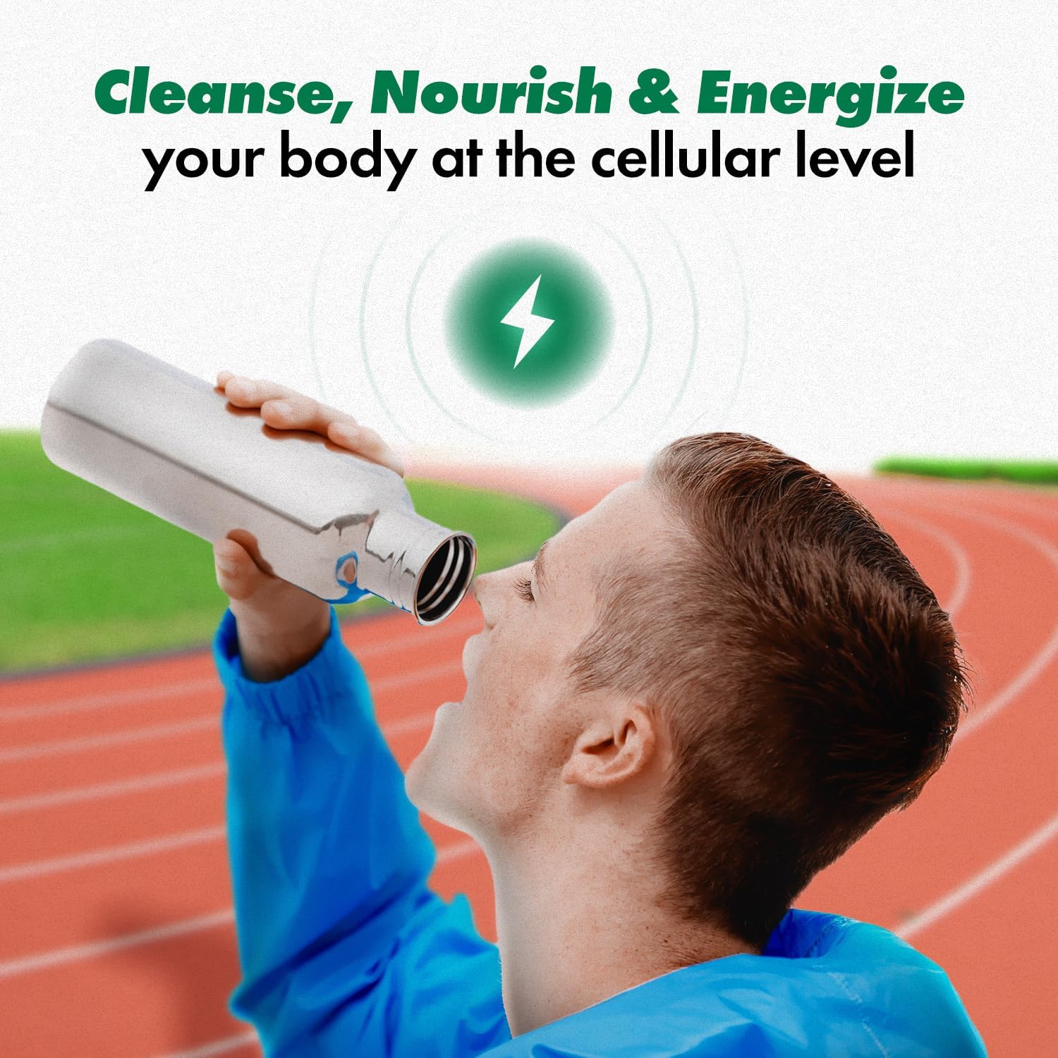 Cell Power® Oxygen Drops (1oz) - Liquid Oxygen Dietary Supplement Enriched with Beets, Grapes