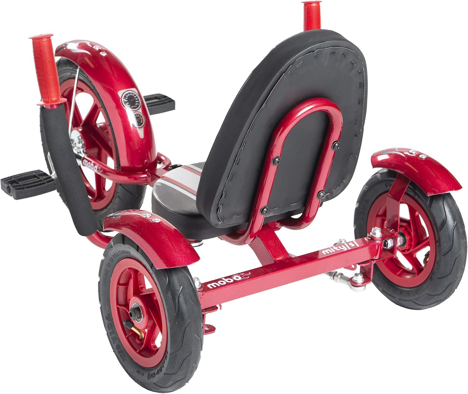 Mobo Mity Sport Safe Tricycle. Toddler Big Wheel Ride On Trike. Pedal Car, Red Large