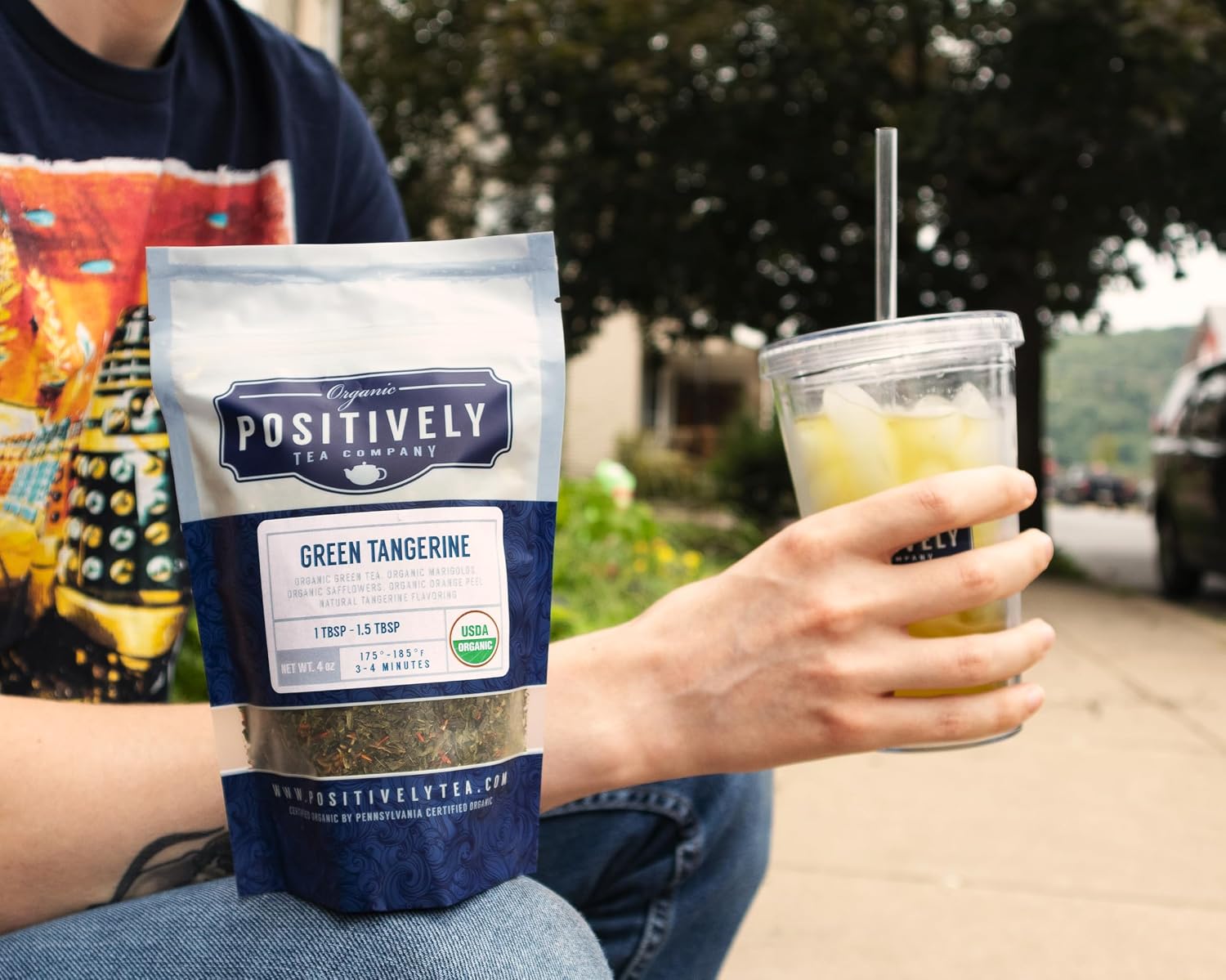 Organic Positively Tea Company, Pinhead Gunpowder Green Tea, Loose Leaf, 16 Ounce