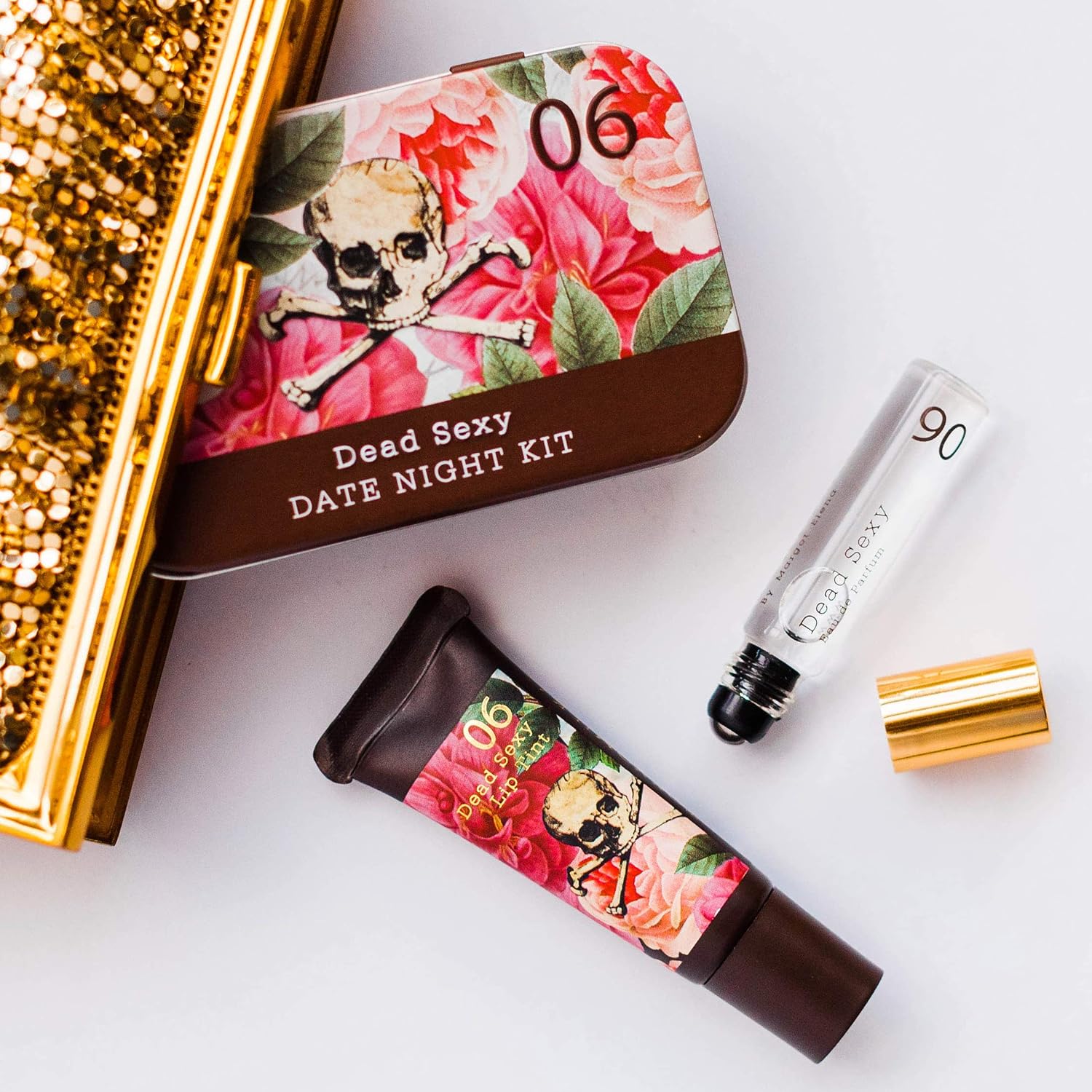 TOKYOMILK Dead Sexy Perfume Gift Set for Women, Mini Rollerball & Lip Tint