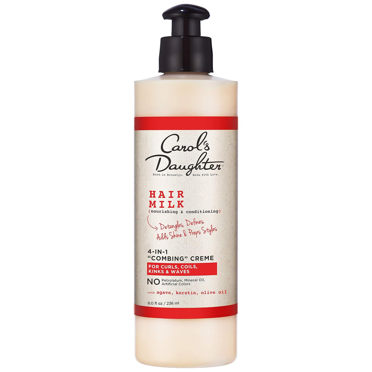 Carol's Daughter Hair Milk Curl Refresher Spray for Coils and Waves, with Agave, Sweet Almond and Wheat Protein, 10 fl oz