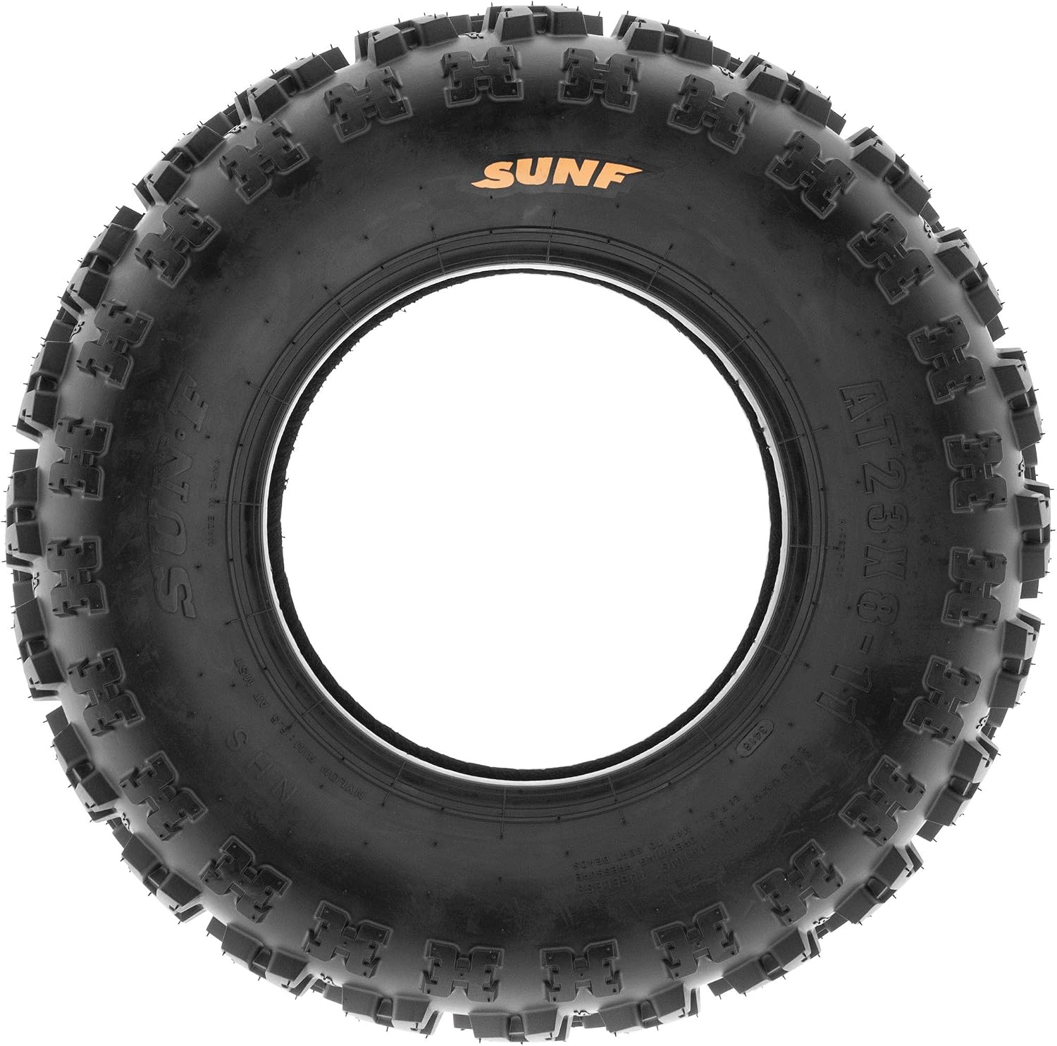 SunF XC ATV UTV Knobby Sport Tires 22x10-9,6 PR Tubeless A027, Set of 2