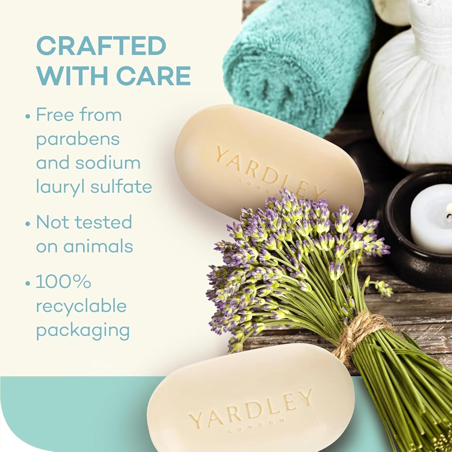 Yardley Oatmeal and Almond Bar Soap, Oatmeal & Almond, 4 Ounce